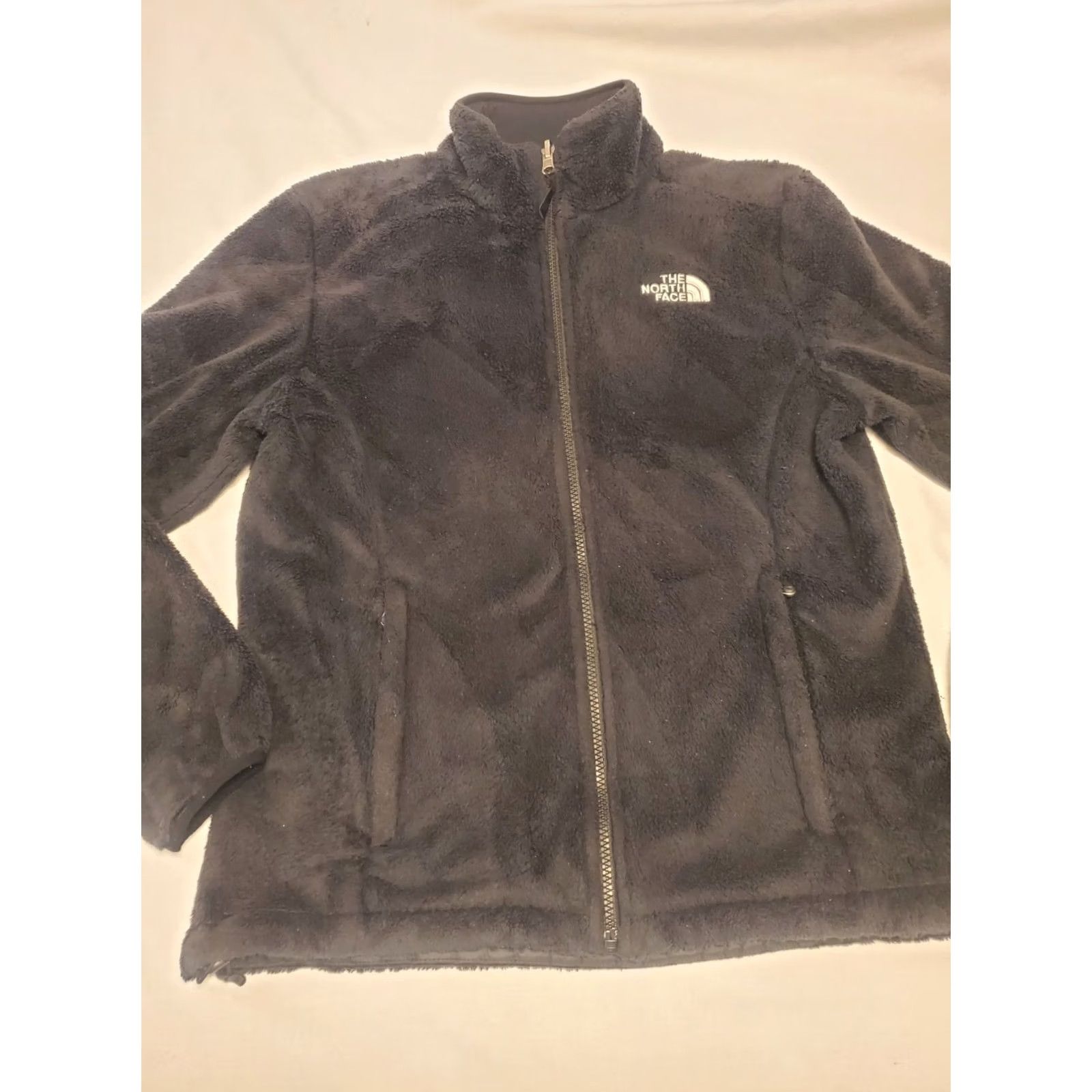 The North Face The North Face Womens Medium Fleece Jacket Black Full Zip Embroidery Logo Pocket Size M / US 6-8 / IT 42-44 - 3 Thumbnail