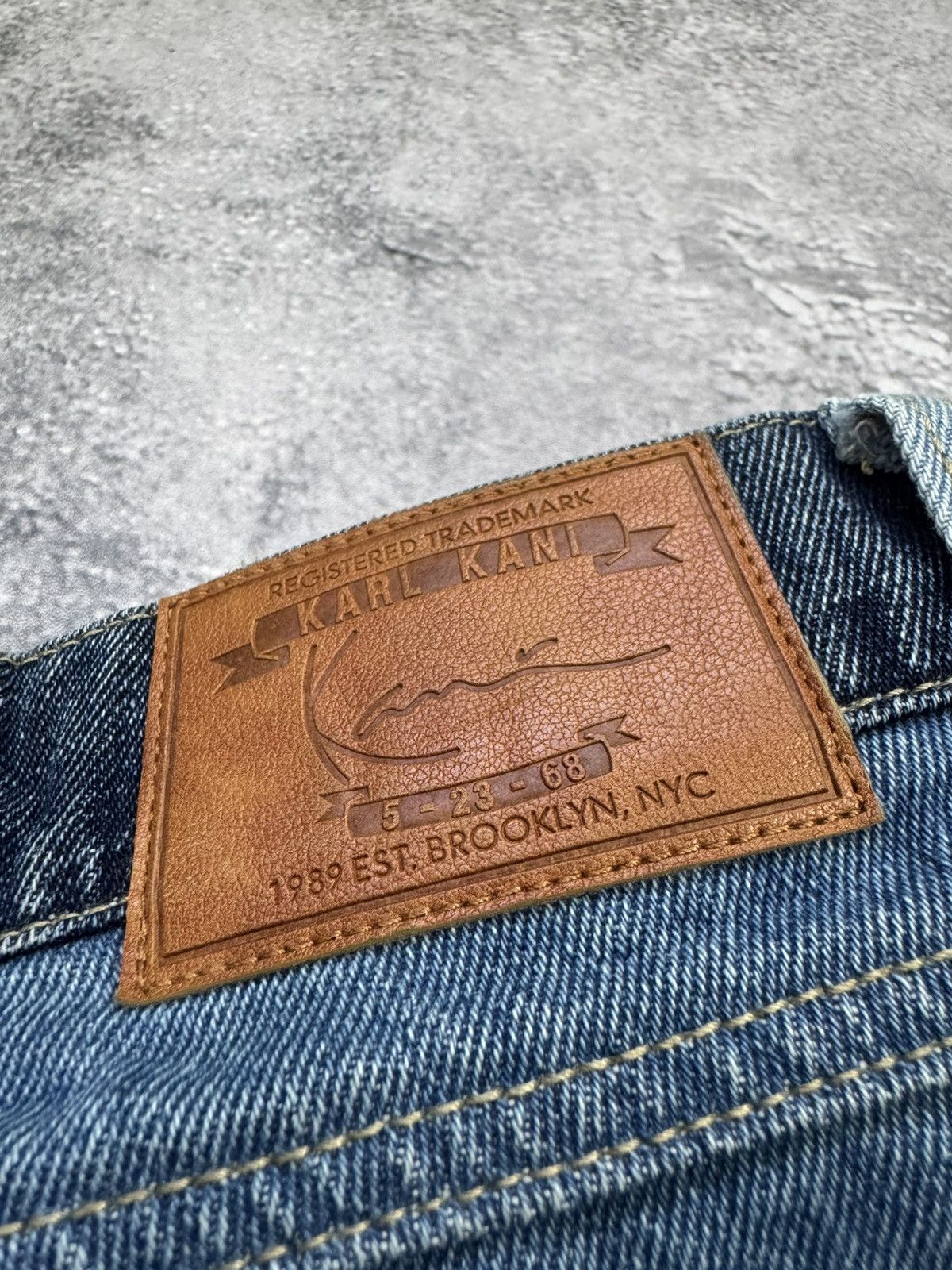 Karl Kani × Vintage KARL KANI JEANS DENIM SHORTS Size US 34 / EU 50 - 5 Thumbnail