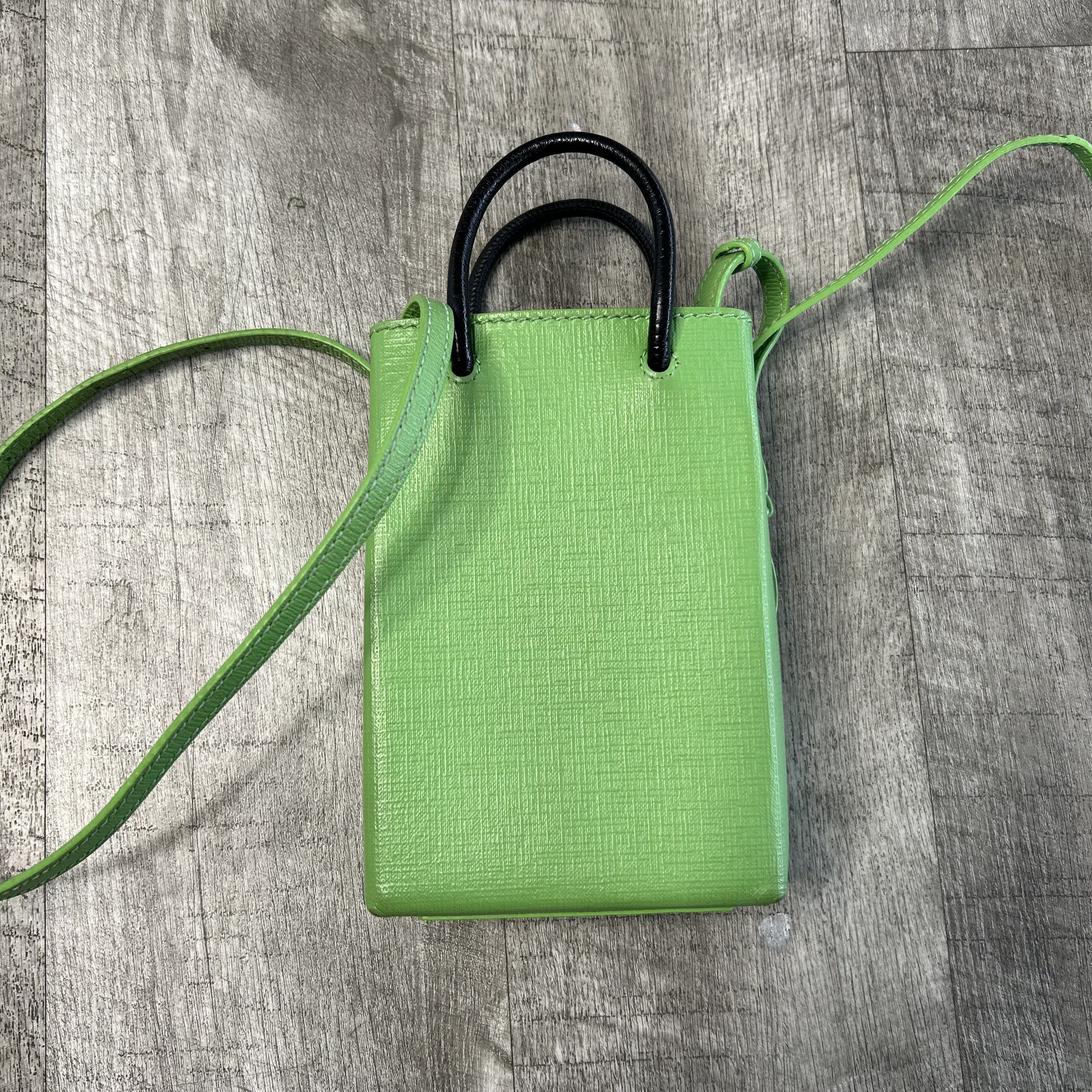 Balenciaga Balenciaga Mini Shopper Tote Green Size ONE SIZE - 3 Thumbnail