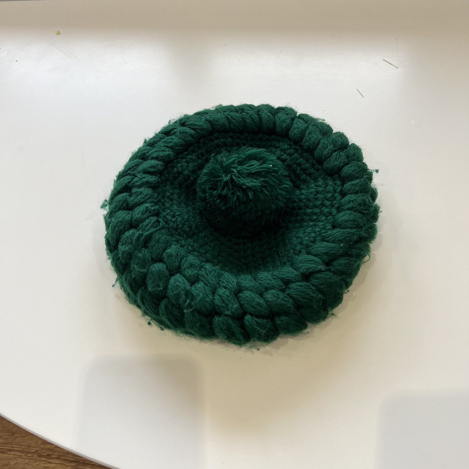Japanese Brand vintage Japanese style 100% hemp made Knit hat 70s Size ONE SIZE - 4 Thumbnail