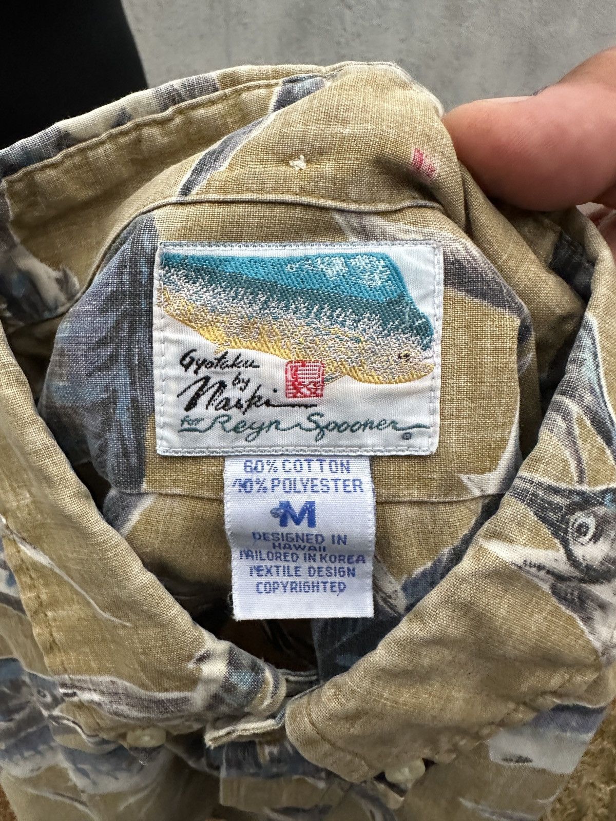 Reyn Spooner Reyn Spooner Gyotaku Naoki Marlin Classic Hawaiian Men's M Size US M / EU 48-50 / 2 - 4 Thumbnail