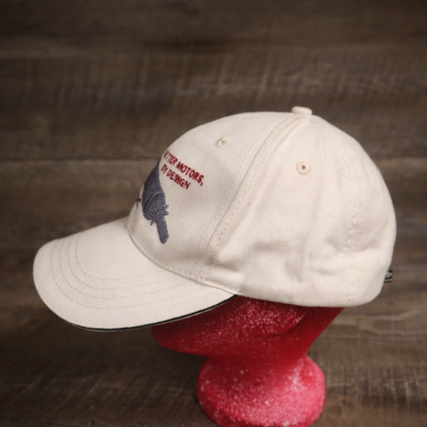 Vintage Hat Tmeic Better Motors Tan Adjustable Cotton Canvas Baseball Cap Adult Adjustable Brown Embroidered Casual Men Size ONE SIZE - 5 Thumbnail