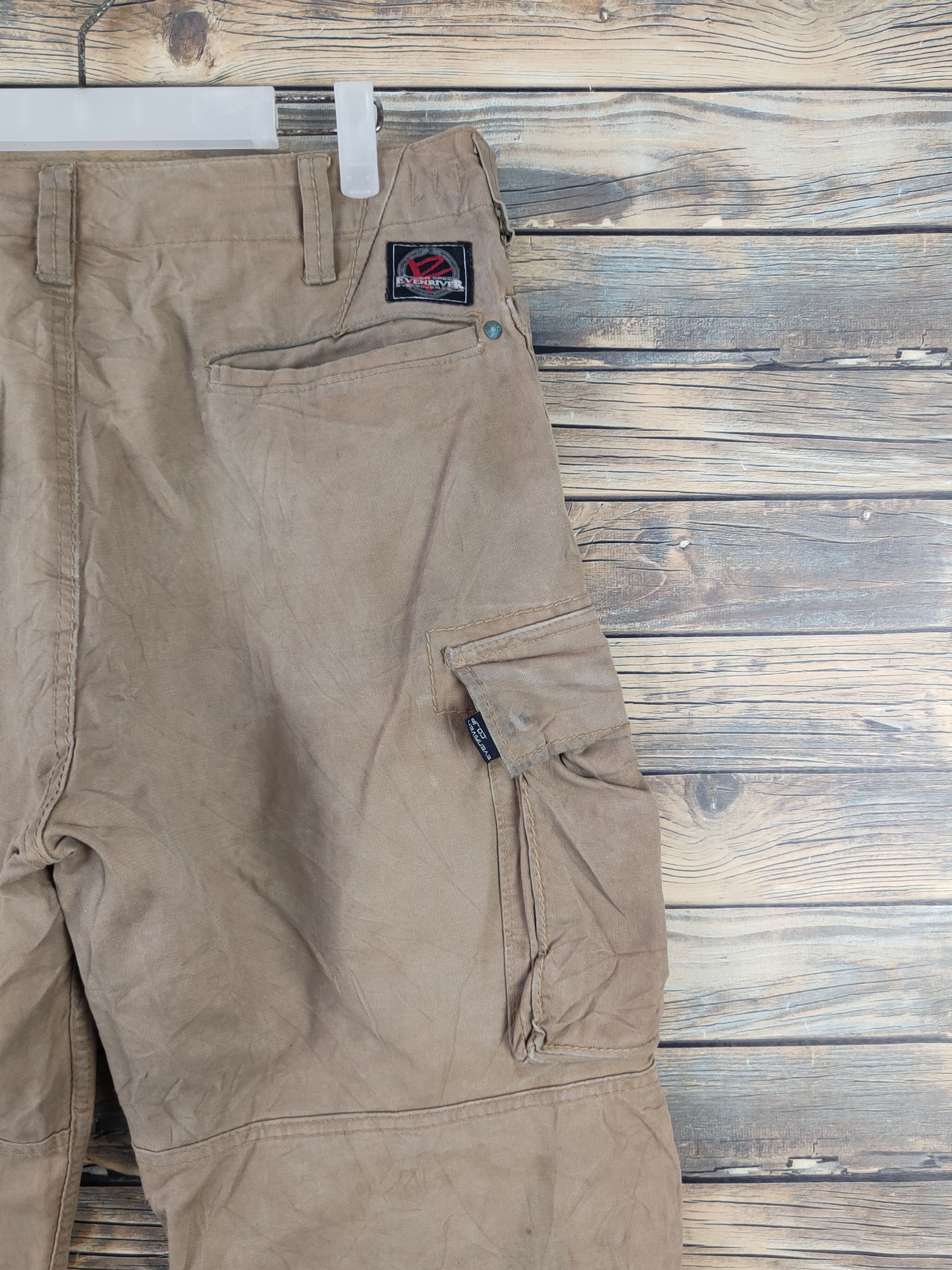 Japanese Brand Evenriver Brown Multipocket Tactical Cargo Pants #W2181 Size US 33 - 13 Thumbnail