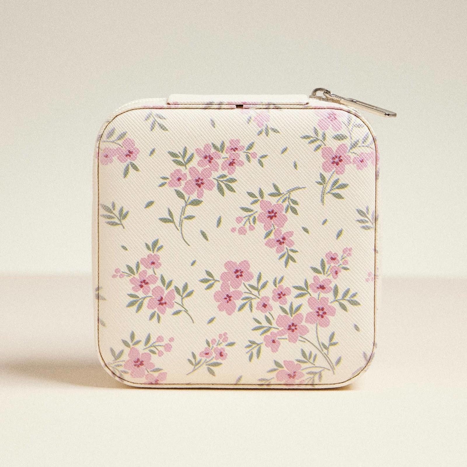 Other Multi Color Flower Pattern Jewelry Box -Travel Size Size ONE SIZE - 1 Thumbnail