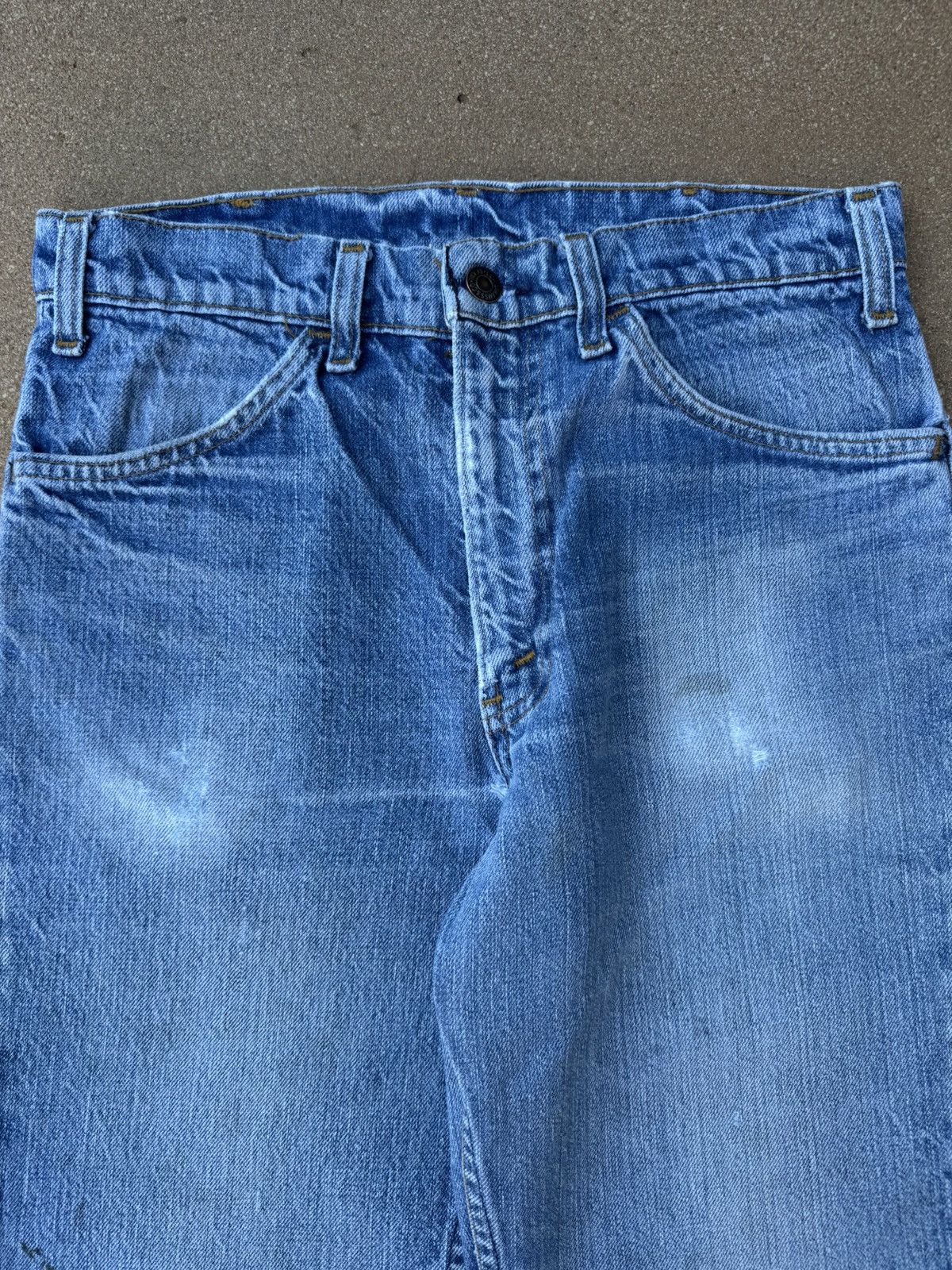 Levi's Vtg 70’s Levi’s 646 Orange Tab Bellbottom Flare Jeans 30x28 Size US 30 / EU 46 - 4 Thumbnail
