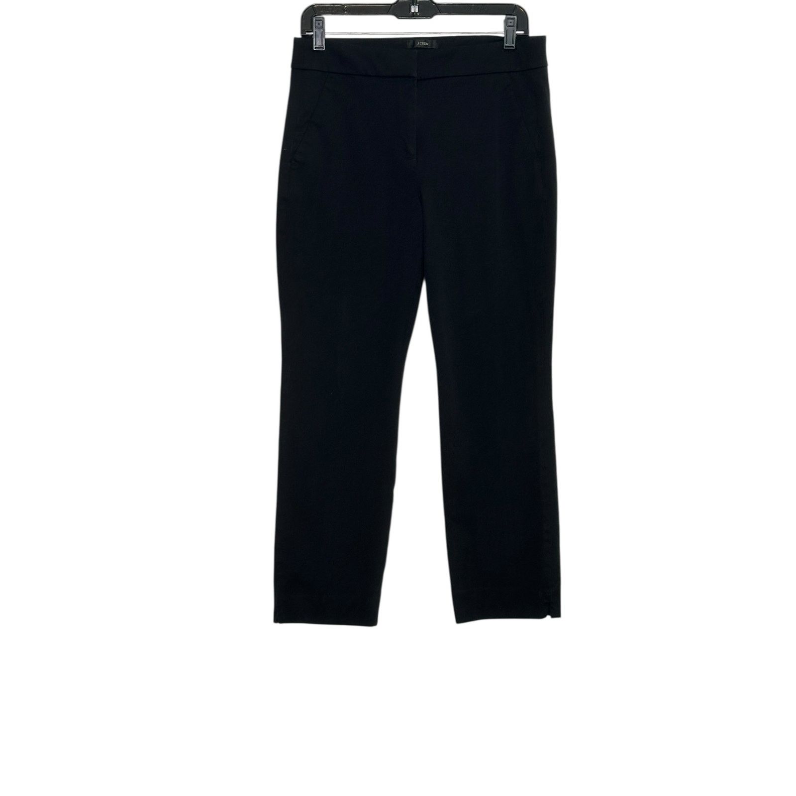 J.Crew J.Crew Remi black straight legs pants size 8 Size 30" / US 8 / IT 44 - 10 Thumbnail