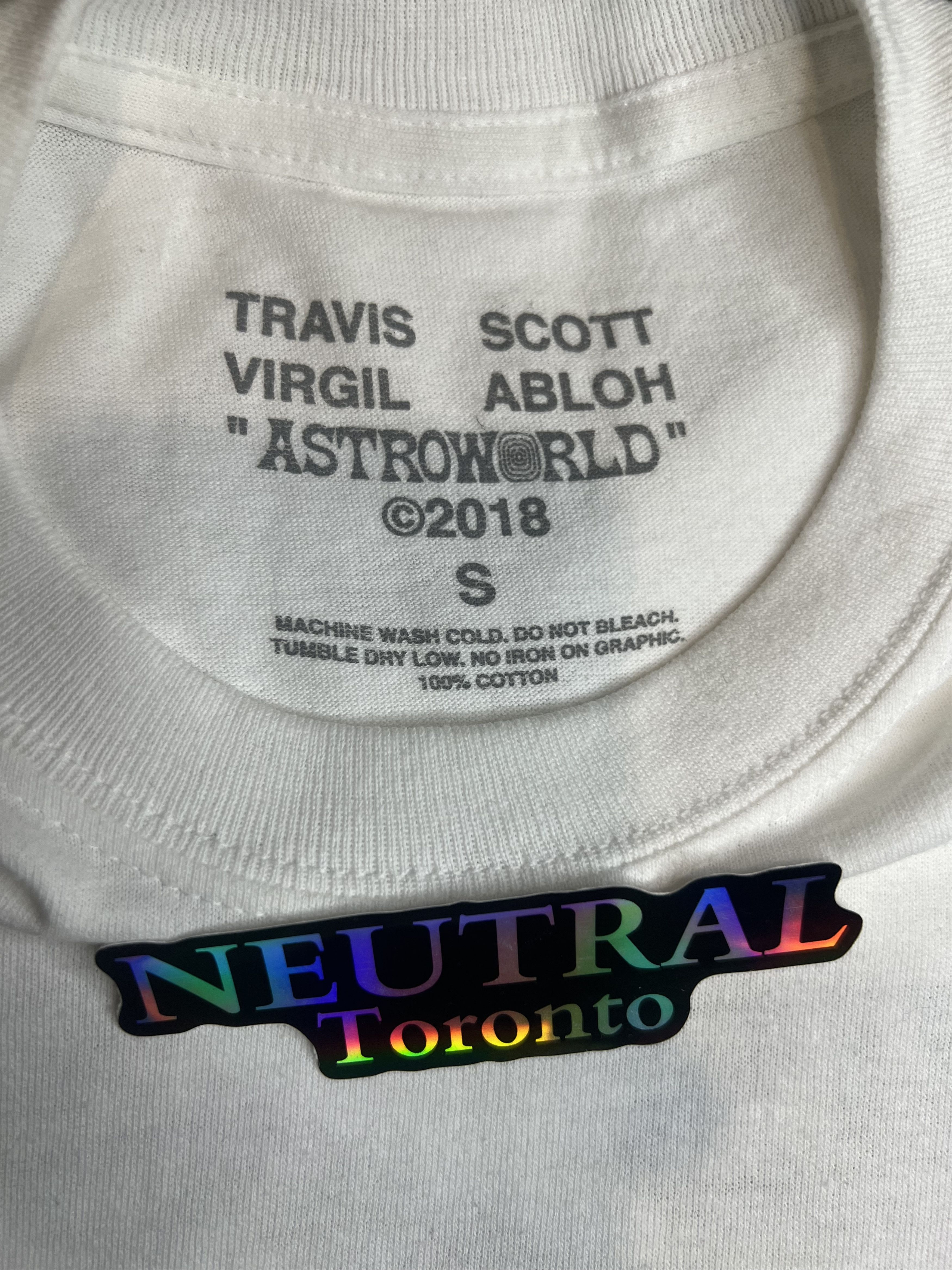 Travis Scott Travis Scott x Virgil Abloh 'Astroworld' Tee Size US S / EU 44-46 / 1 - 5 Thumbnail