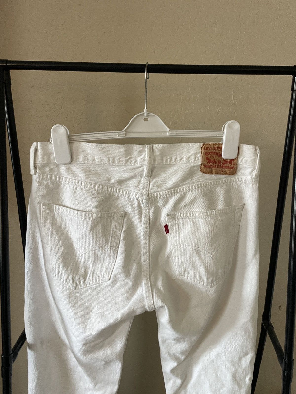 Levi's Levis 501 Cropped Cut off denim jeans Size US 34 / EU 50 - 4 Thumbnail