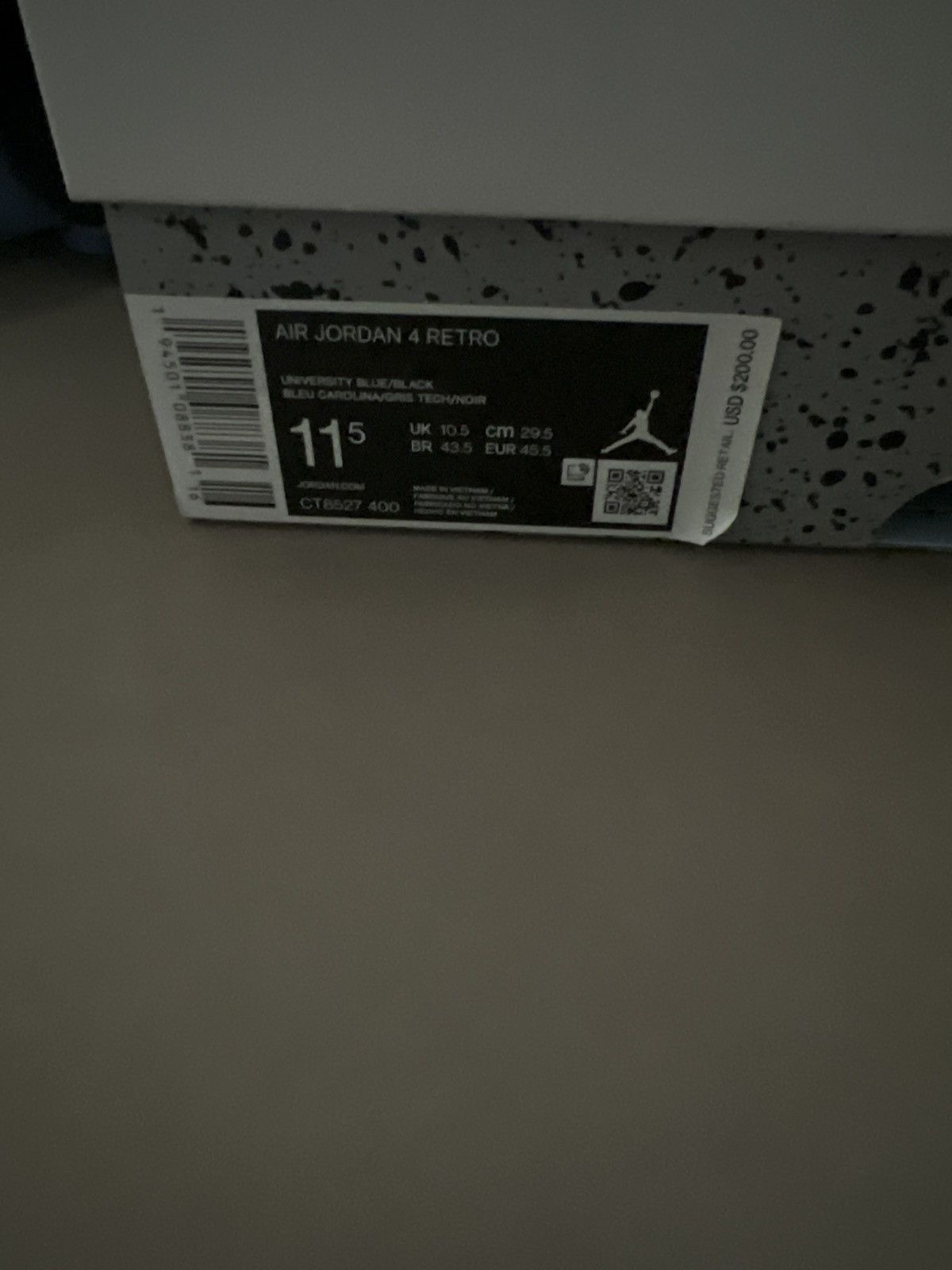 Jordan Brand Jordan 4 “University Blue” Size US 11.5 / EU 44-45 - 6 Thumbnail