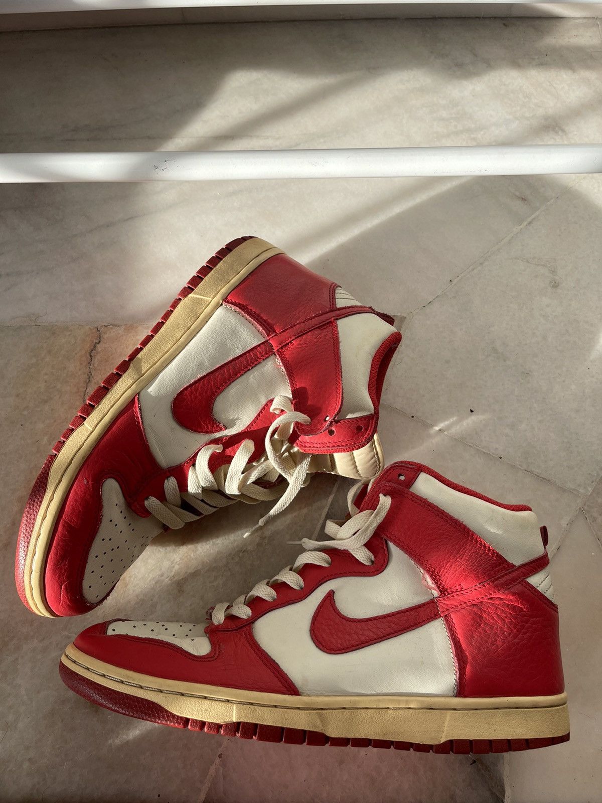 Nike Nike Dunk Red/White Size US 8.5 / EU 41-42 - 6 Thumbnail