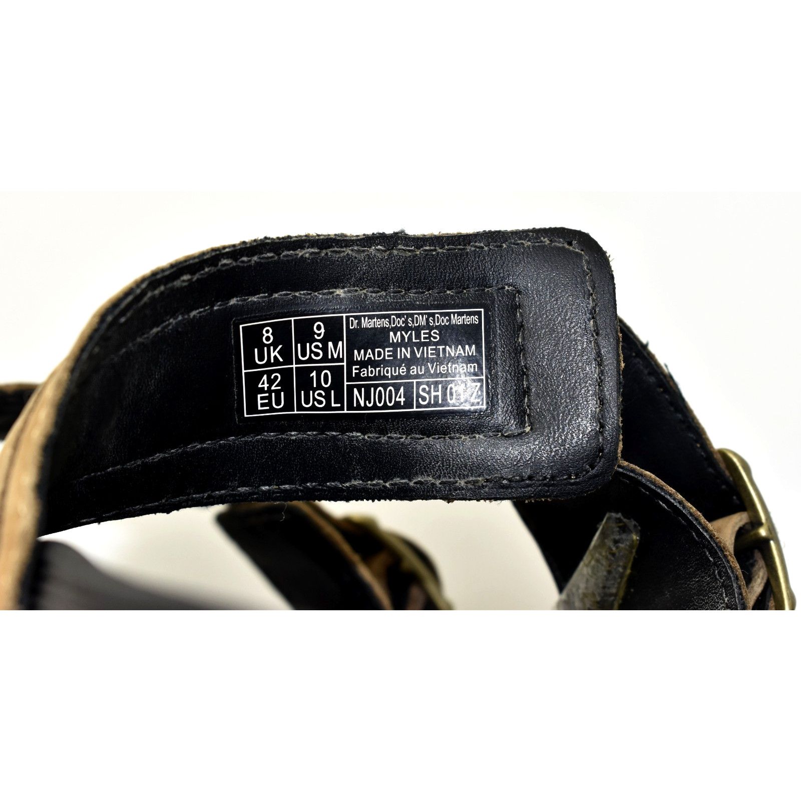 Dr. Martens DR MARTENS Myles Tan Nubuck Buckle Strap Sandals US 9 EU 42 Size US 9 / EU 42 - 6 Thumbnail