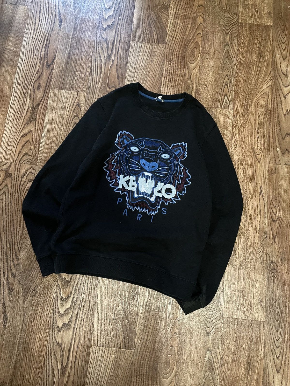 Kenzo Kenzo Sweatshirt Black Crew Neck Men’s UK M Size US M / EU 48-50 / 2 - 2 Thumbnail