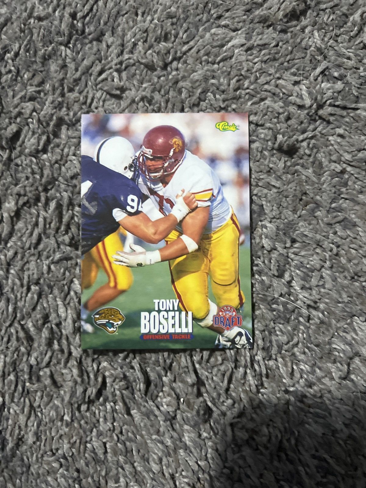 NFL 1995 Classic #2 Tony Boselli Card Size ONE SIZE - 1 Thumbnail