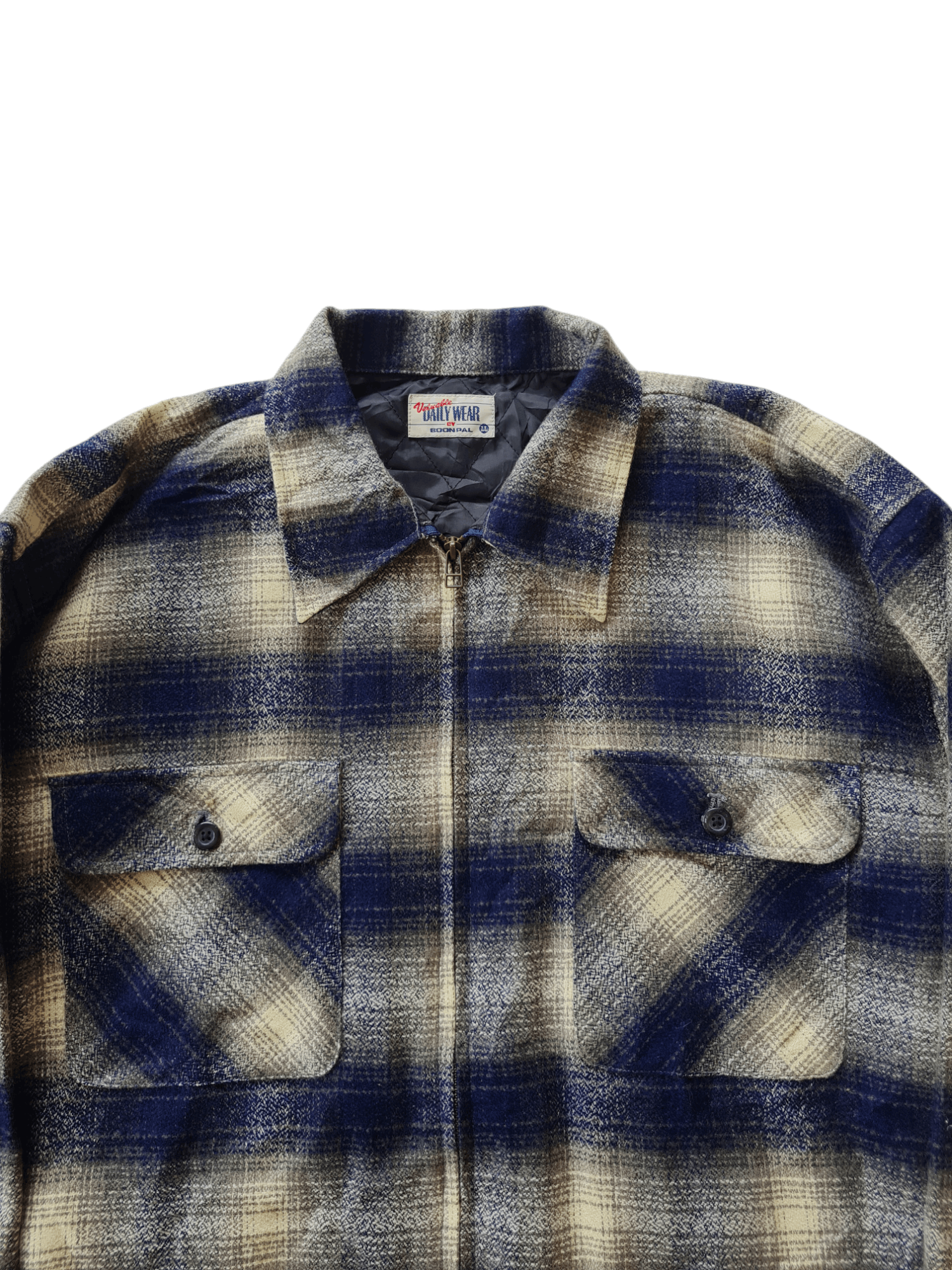 Vintage Vintage Boonpal Flannel Wool Jacket Size US XL / EU 56 / 4 - 4 Thumbnail