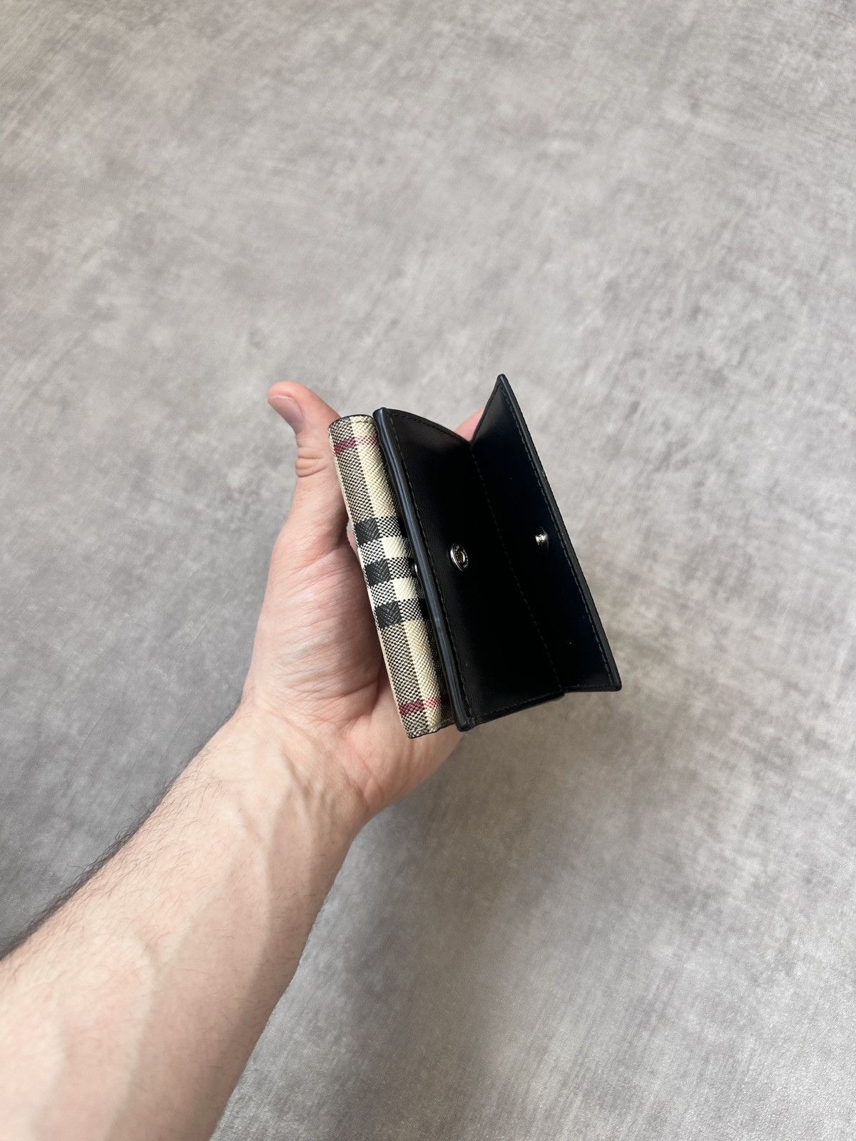 Burberry Burberry Vintage Check Trifold Wallet Size ONE SIZE - 11 Thumbnail