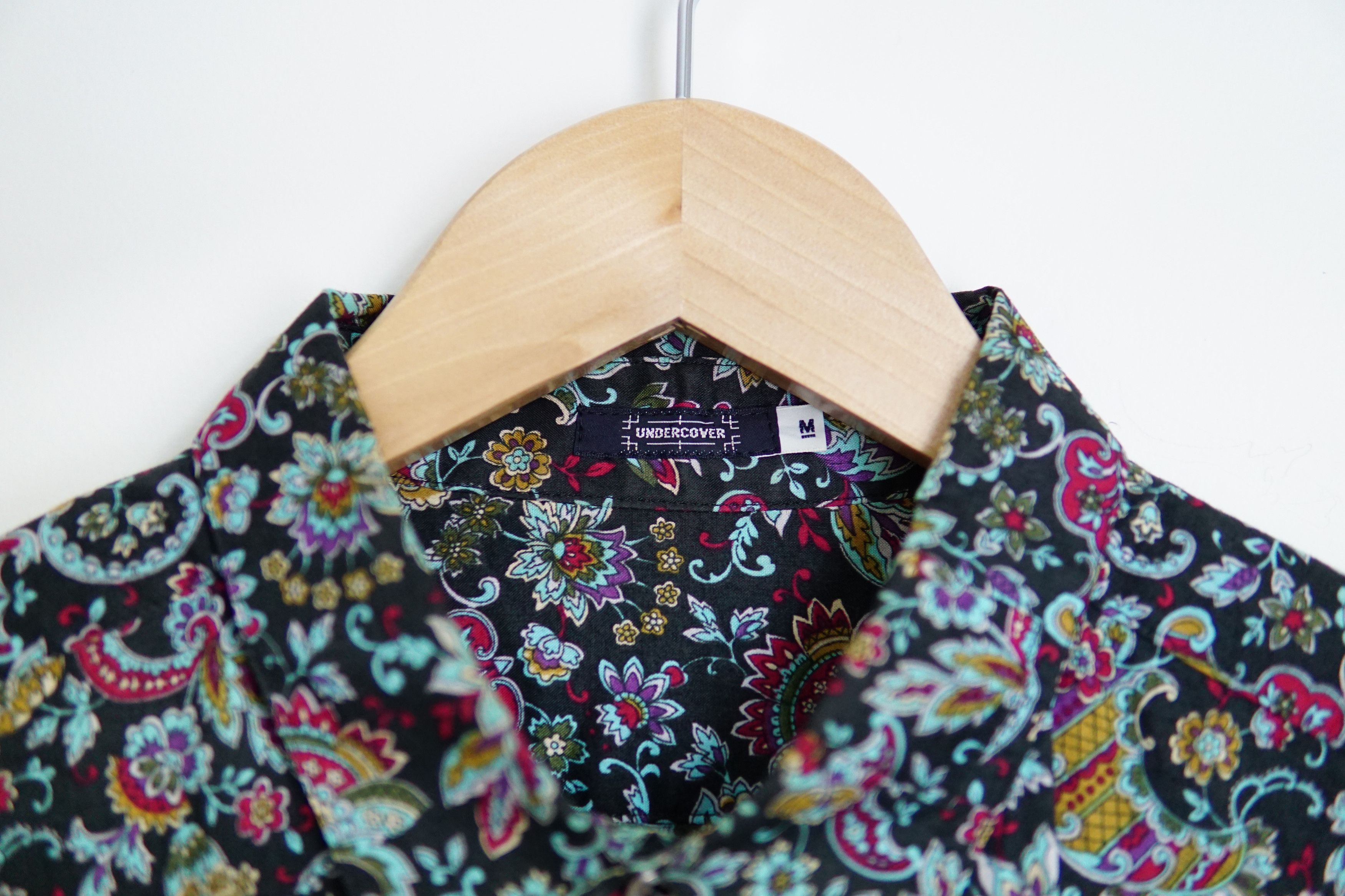 Undercover FW01 DAVF Floral Shirt Size US M / EU 48-50 / 2 - 4 Thumbnail