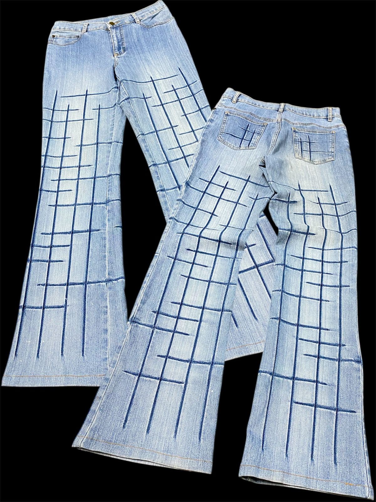 Hysteric Glamour × If Six Was Nine × Le Grande Bleu (L.G.B.) Flare Jeans Japan Unknown Vintage Denim p185 Size US 28 / EU 44 - 1 Thumbnail