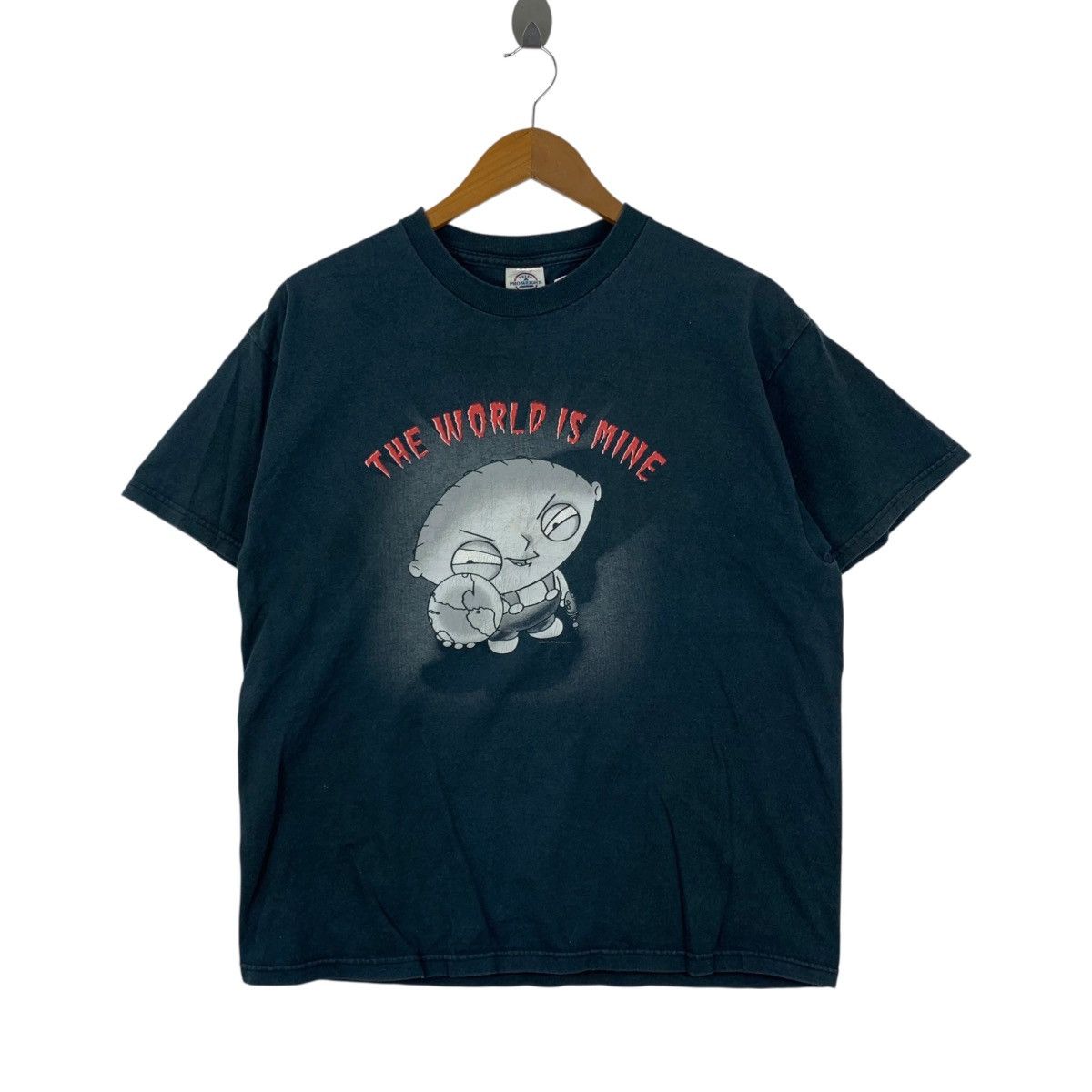 Vintage Vintage FAMILY GUY STEWIE The World Is Mine Usa Tshirt Size US L / EU 52-54 / 3 - 1 Thumbnail