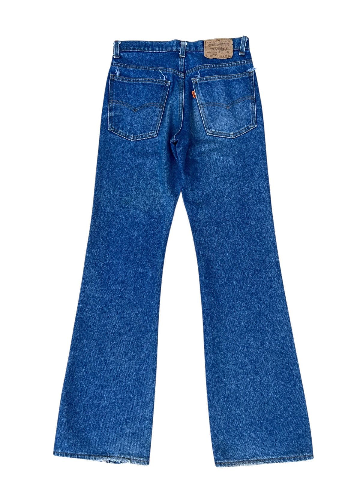 Vintage Vintage 80s Levi’s 517 Orange Tab Denim Bootcut Jeans Size US 29 - 7 Thumbnail