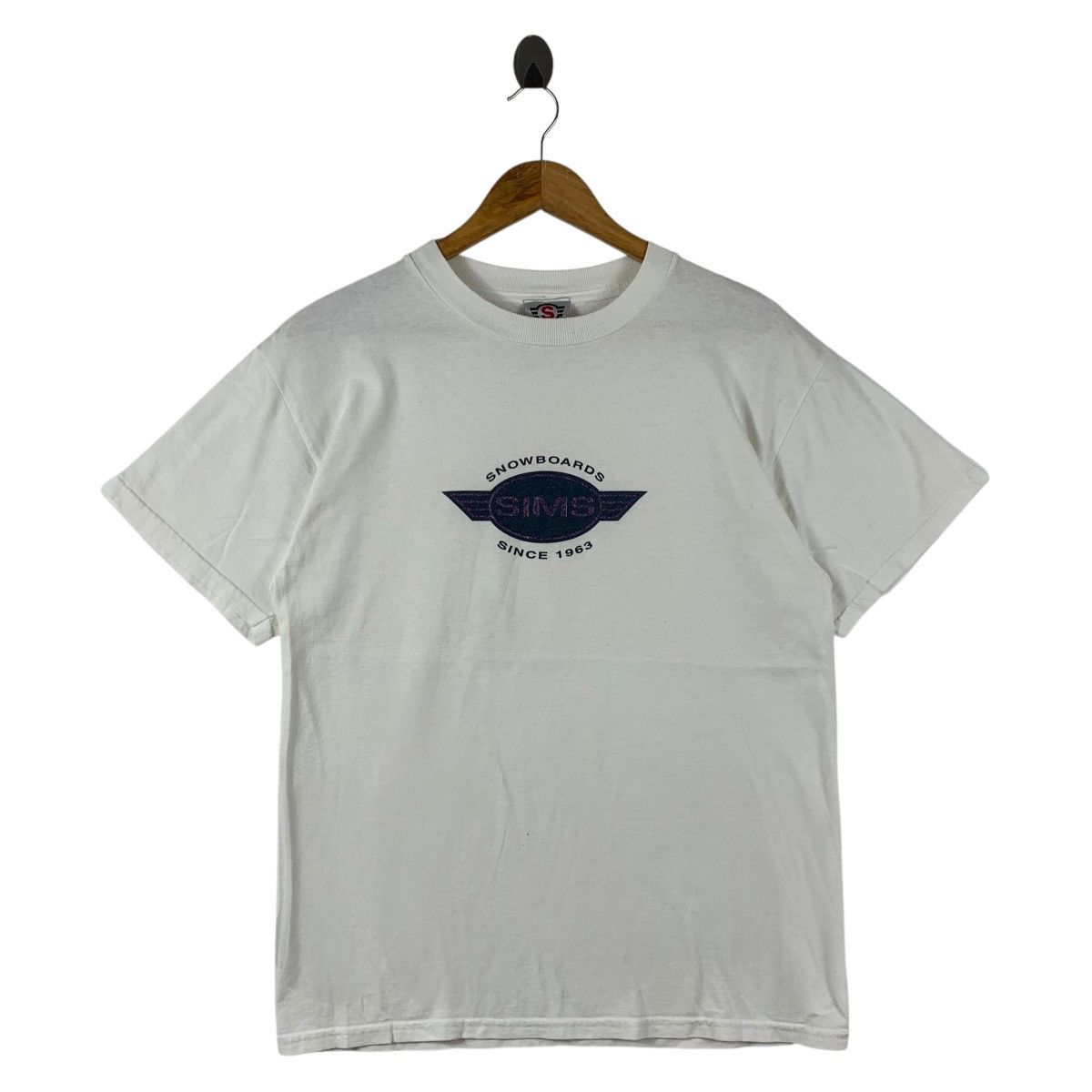Other Vintage SIMS SNOWBOARD Big logo printed Size US M / EU 48-50 / 2 - 1 Thumbnail