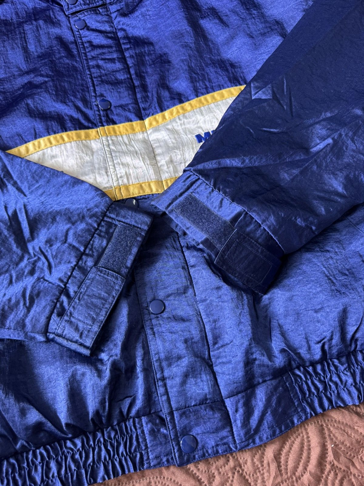 If Six Was Nine vintage Michelin racing jacket nylon bomber design 1990s Size US L / EU 52-54 / 3 - 4 Thumbnail