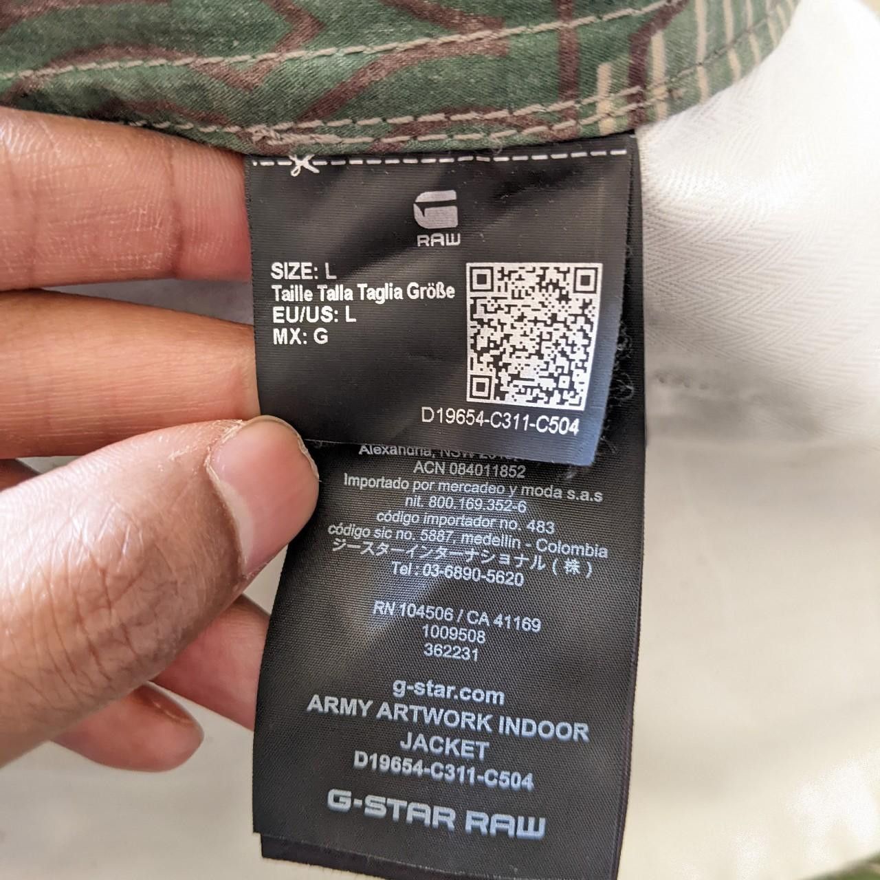 G-Star Army Artwork Indoor Jacket Size US L / EU 52-54 / 3 - 8 Thumbnail