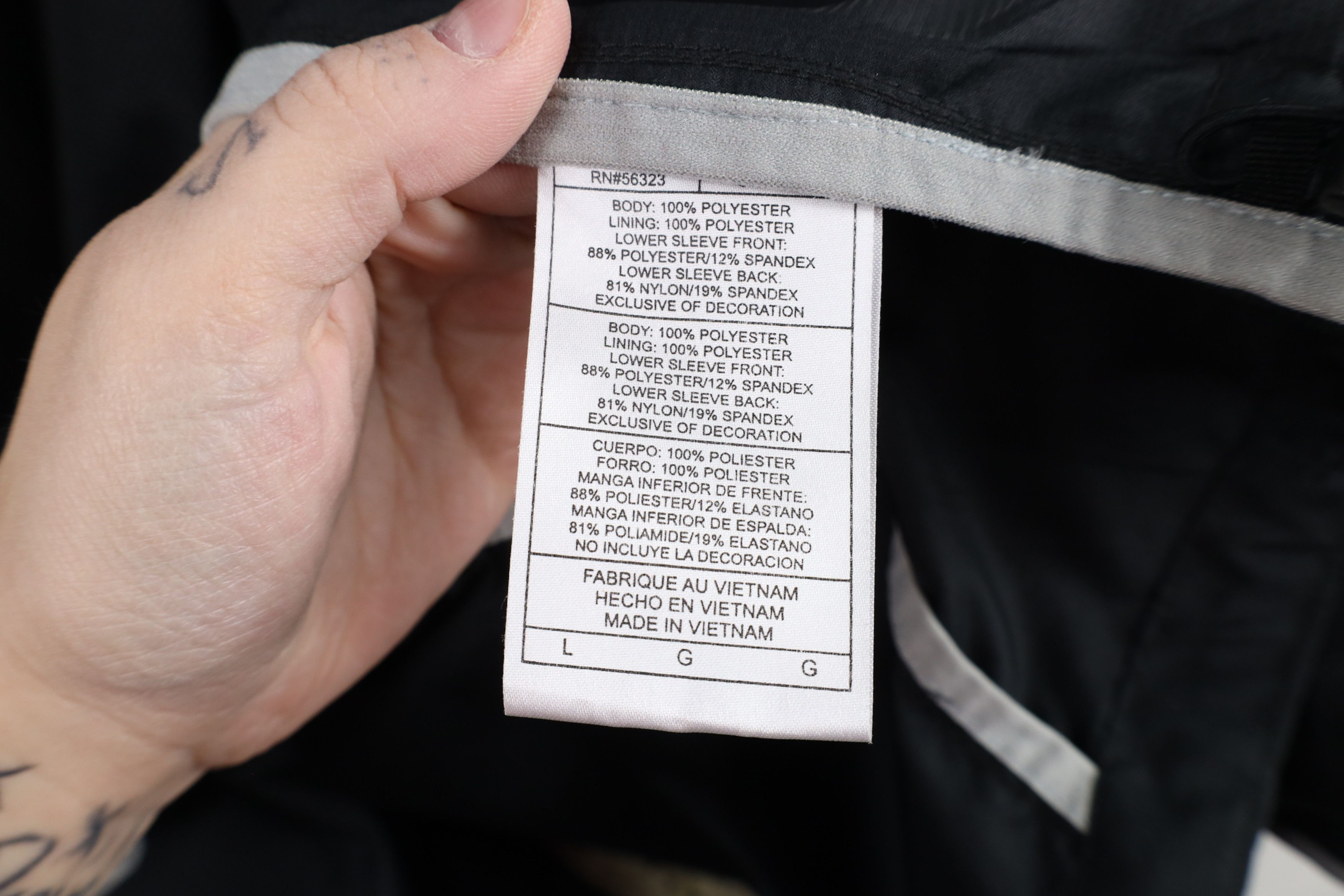 Nike × Vintage Vintage Nike Travis Scott Mini Swoosh Vented Jacket Black Size US L / EU 52-54 / 3 - 10 Thumbnail