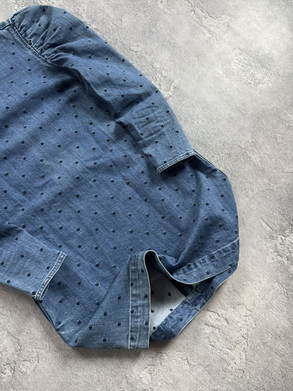 Ulla Johnson Ulla Johnson Lyna 0size denim dotted dress 👗 blue Size XS / US 0-2 / IT 36-38 - 5 Thumbnail