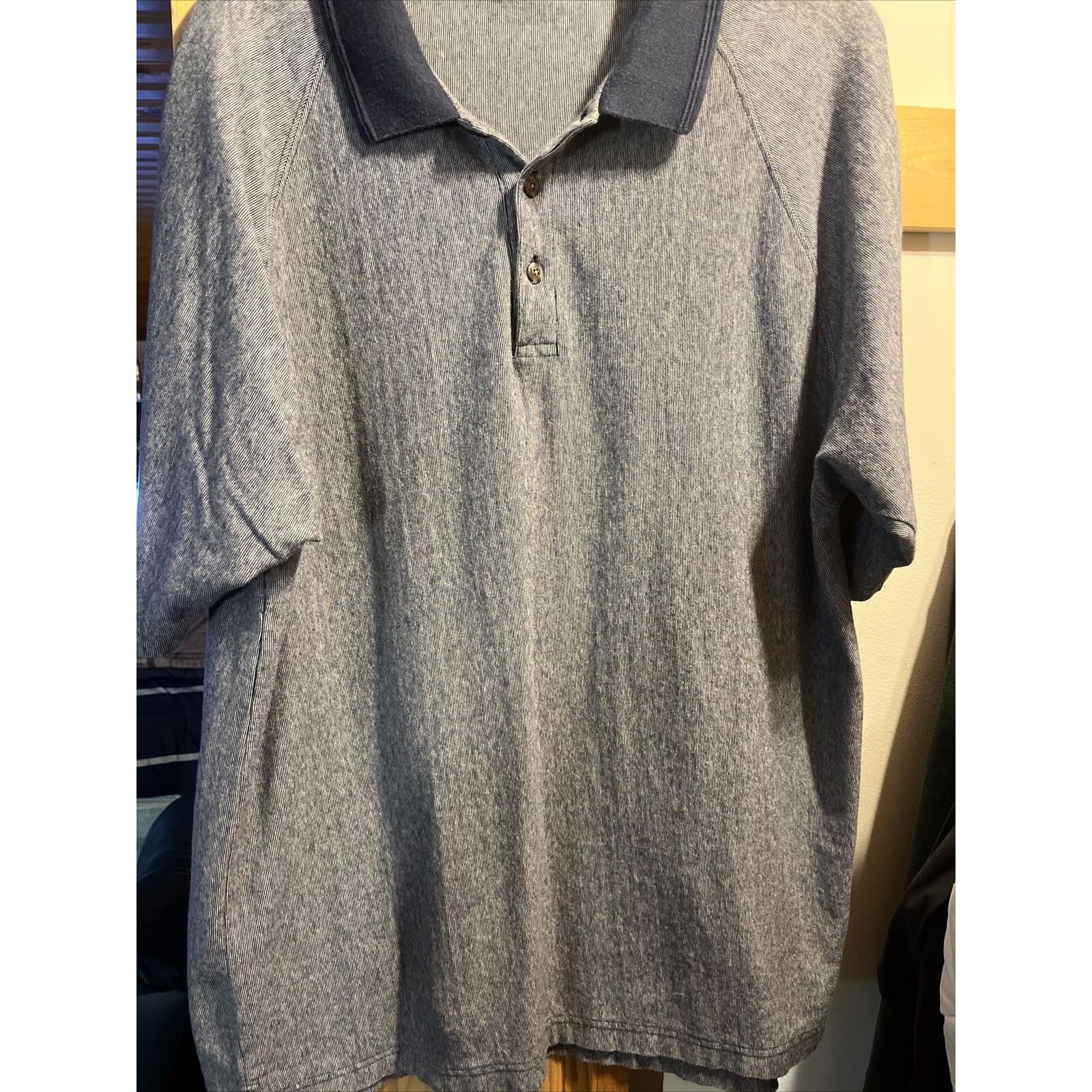 John Ashford John Ashford Golf Vintage Men XL Gray 1/4 Button Cotton Polo Size US XL / EU 56 / 4 - 6 Thumbnail