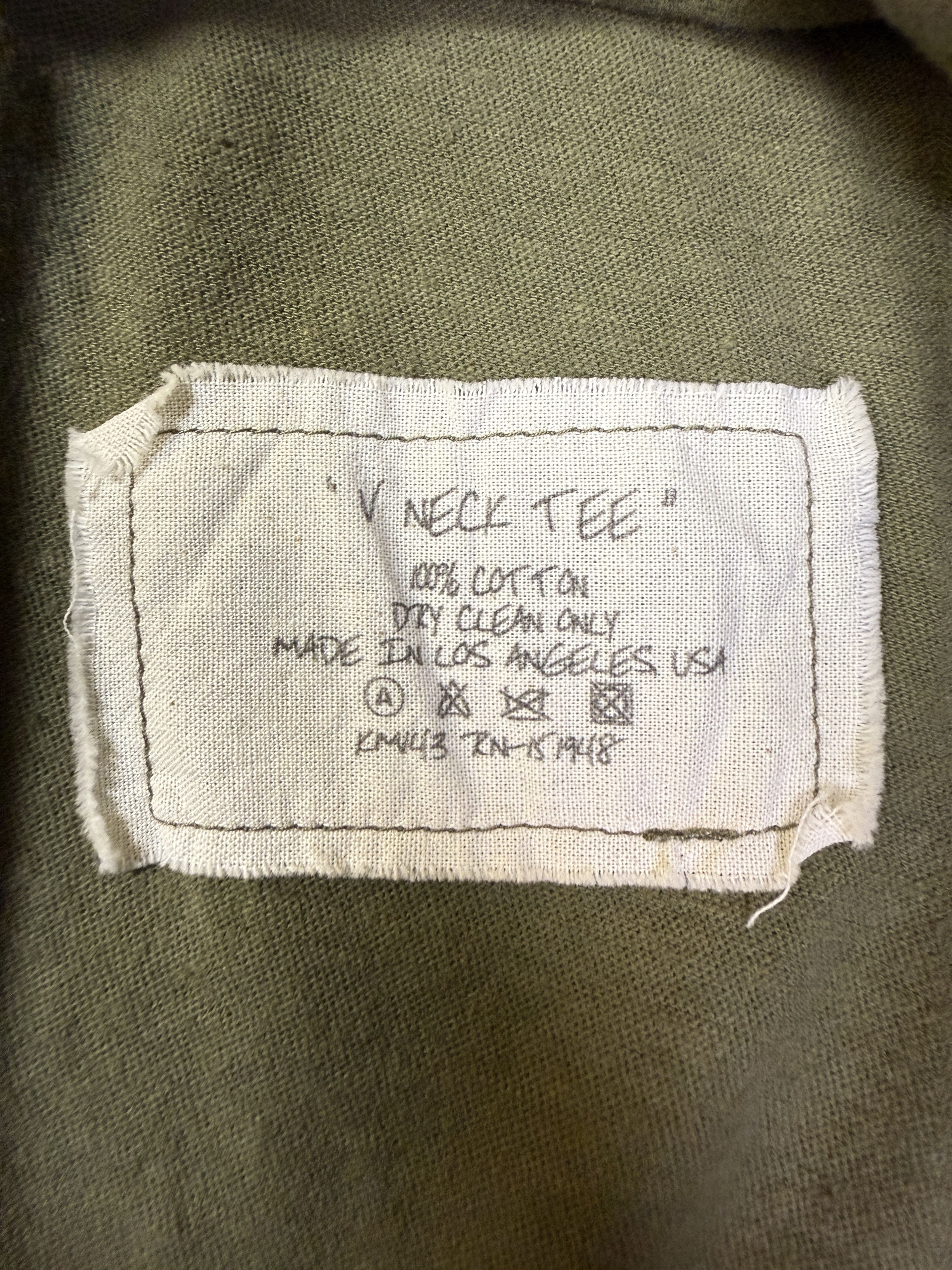 Greg Lauren $290 Greg Lauren V Neck Tee Size US XXL / EU 58 / 5 - 5 Thumbnail