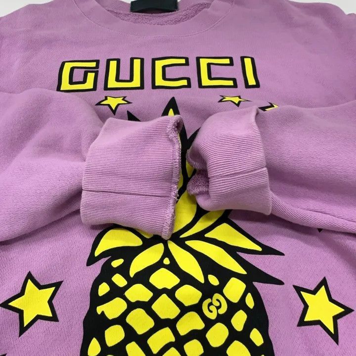 Gucci Gucci Pineapple Print Casual Sweatshirt for Women-2507 Size M / US 6-8 / IT 42-44 - 5 Thumbnail