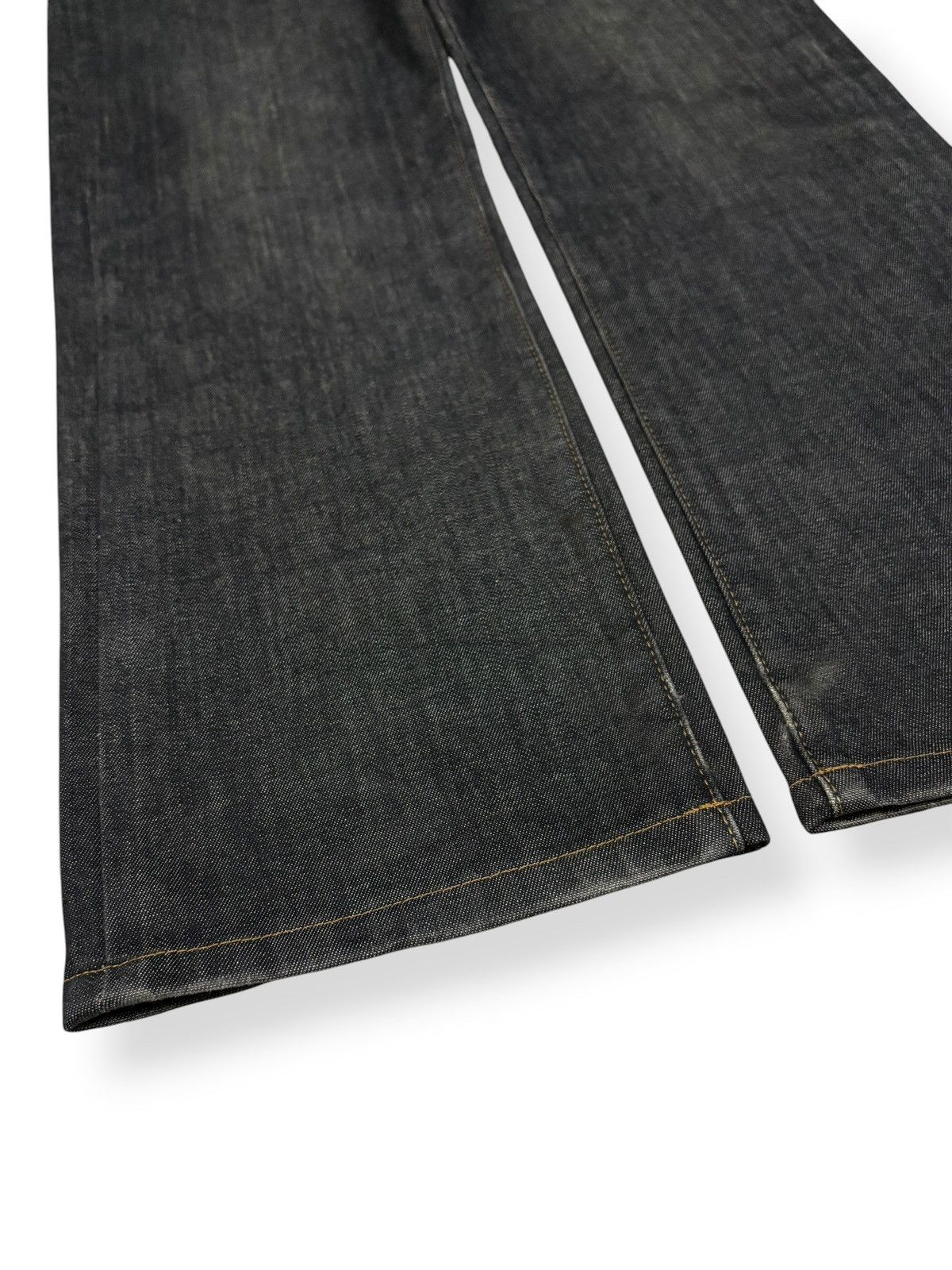 Uniqlo Vintage Uniqlo UJ Black Honeycomb Faded Jeans Size US 32 / EU 48 - 7 Thumbnail