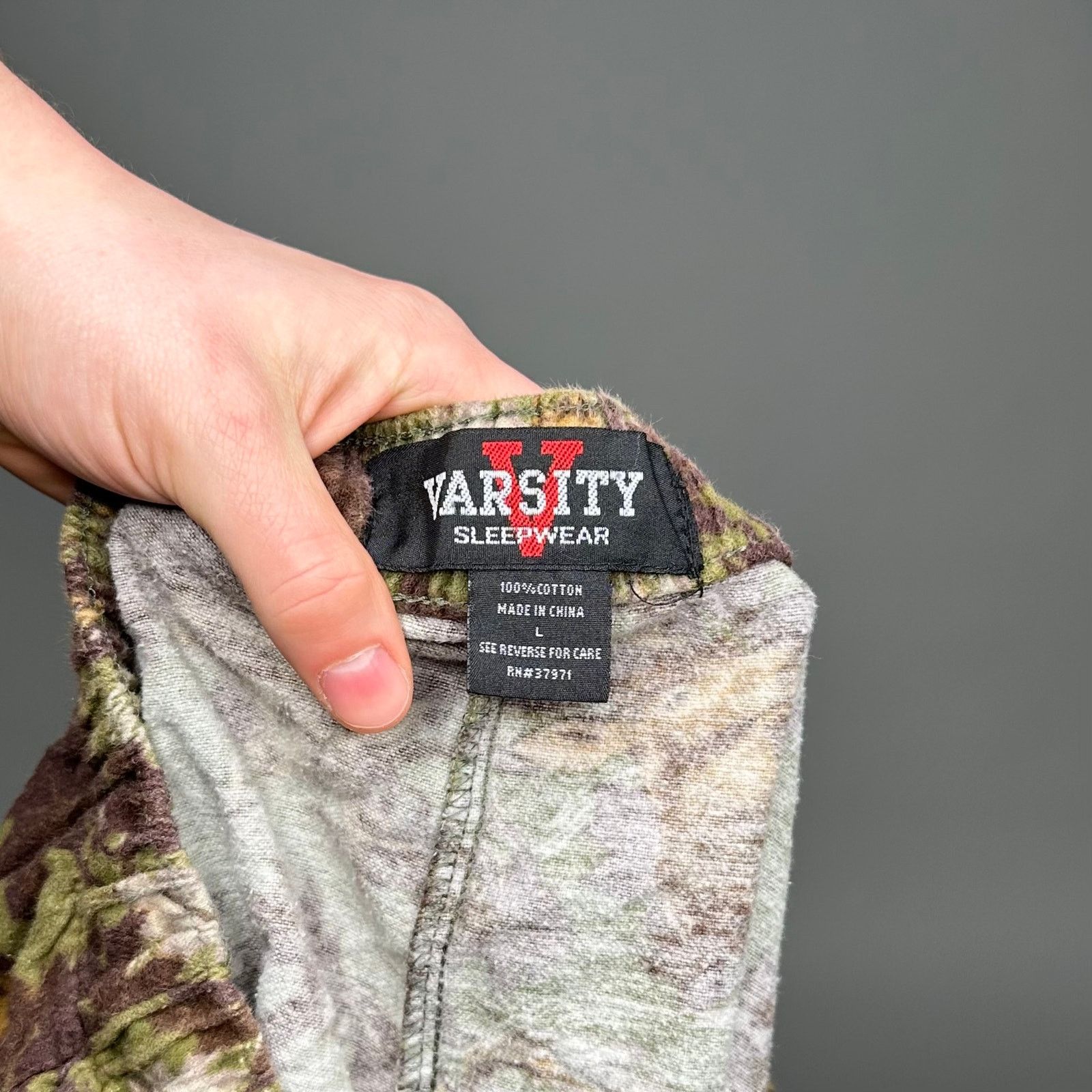 Vintage Crazy Vintage 90s Hunting Camo Sweatpants Fleece Baggy Size US 34 / EU 50 - 4 Thumbnail