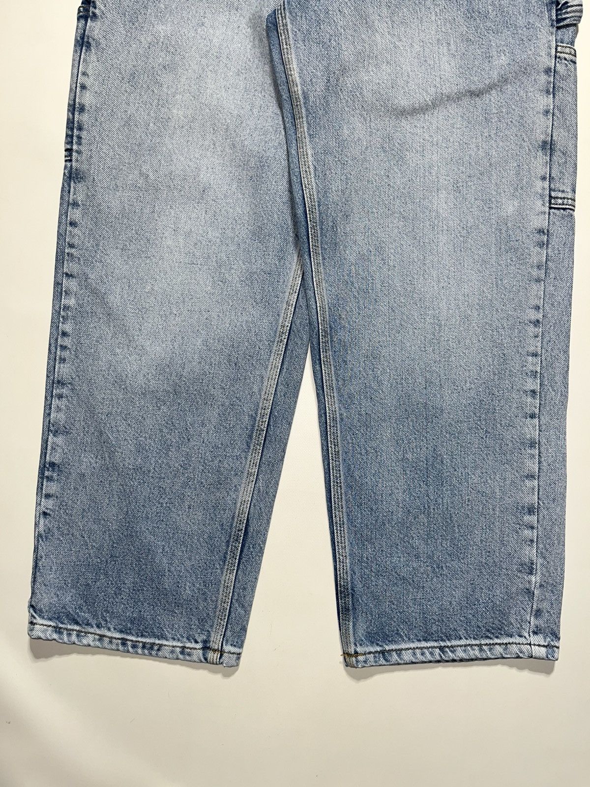 Vintage Vintage Workwear Carpenter Blue Washed Baggy Jeans Size US 32 / EU 48 - 9 Thumbnail