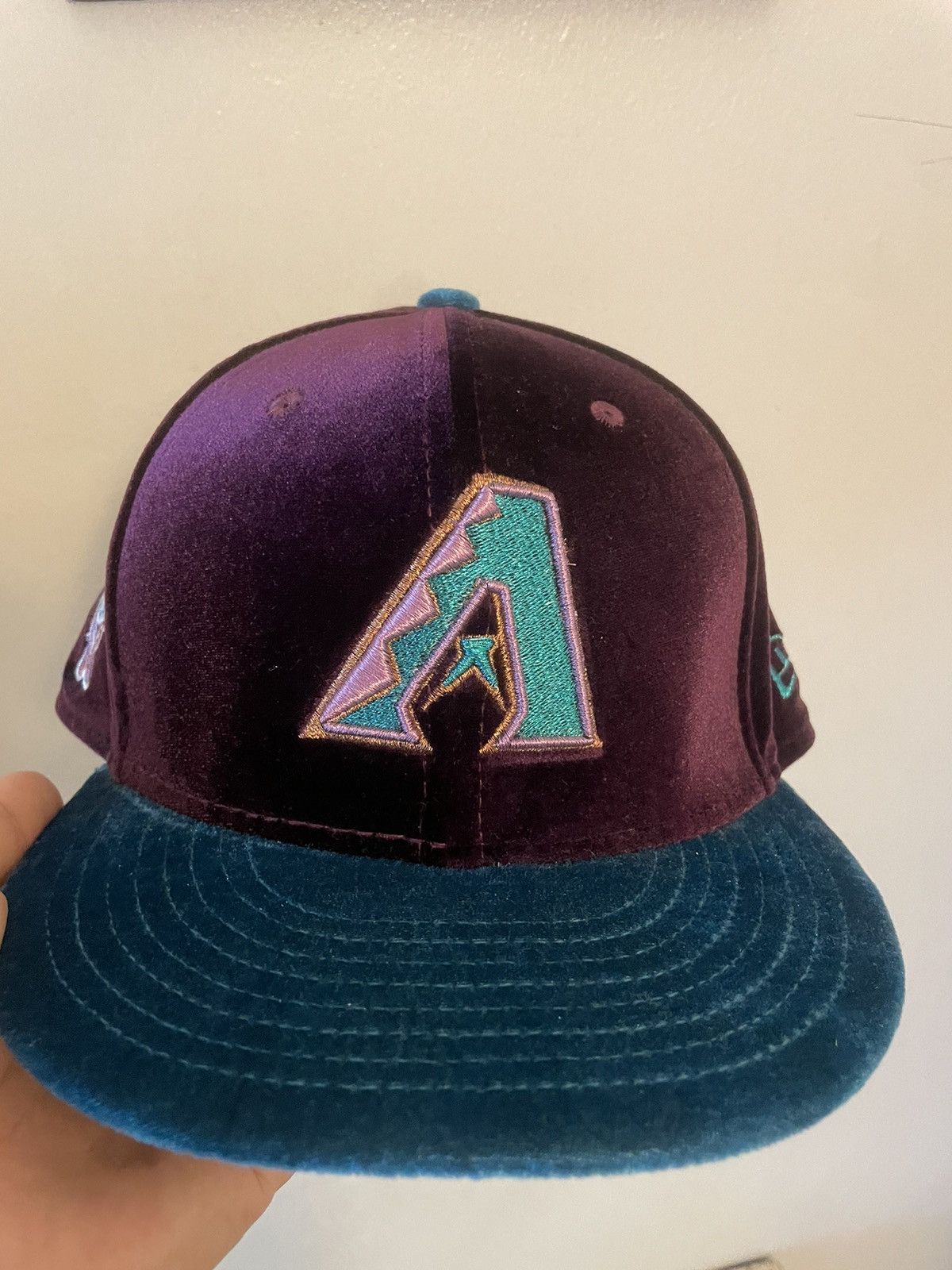 Myfitteds Arizona diamondbacks velour 1998 inaugural 7 1/8