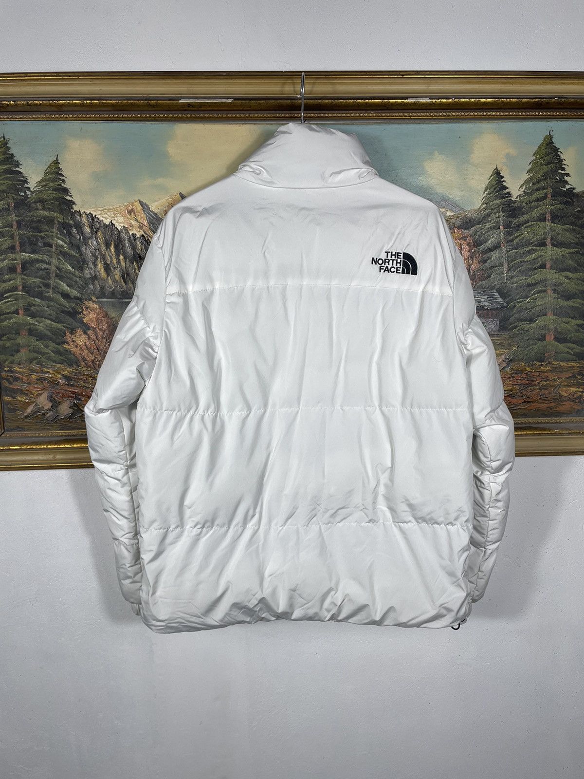 The North Face × Vintage White TNF Retro 00s Jacket Travis Scott Kylie Jenner Vibe Size US M / EU 48-50 / 2 - 6 Thumbnail