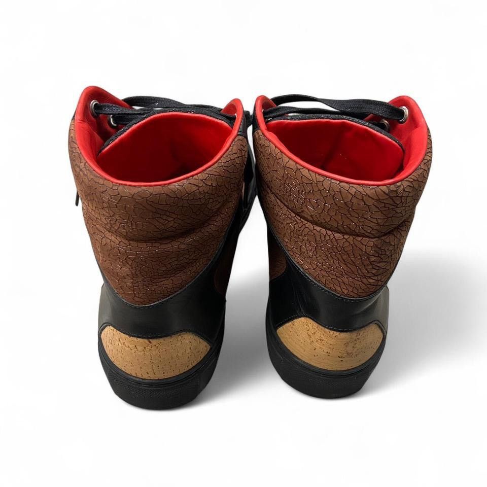 Balenciaga Balenciaga Nubuck and Cork Arena High Top's Size US 8.5 / EU 41-42 - 4 Thumbnail