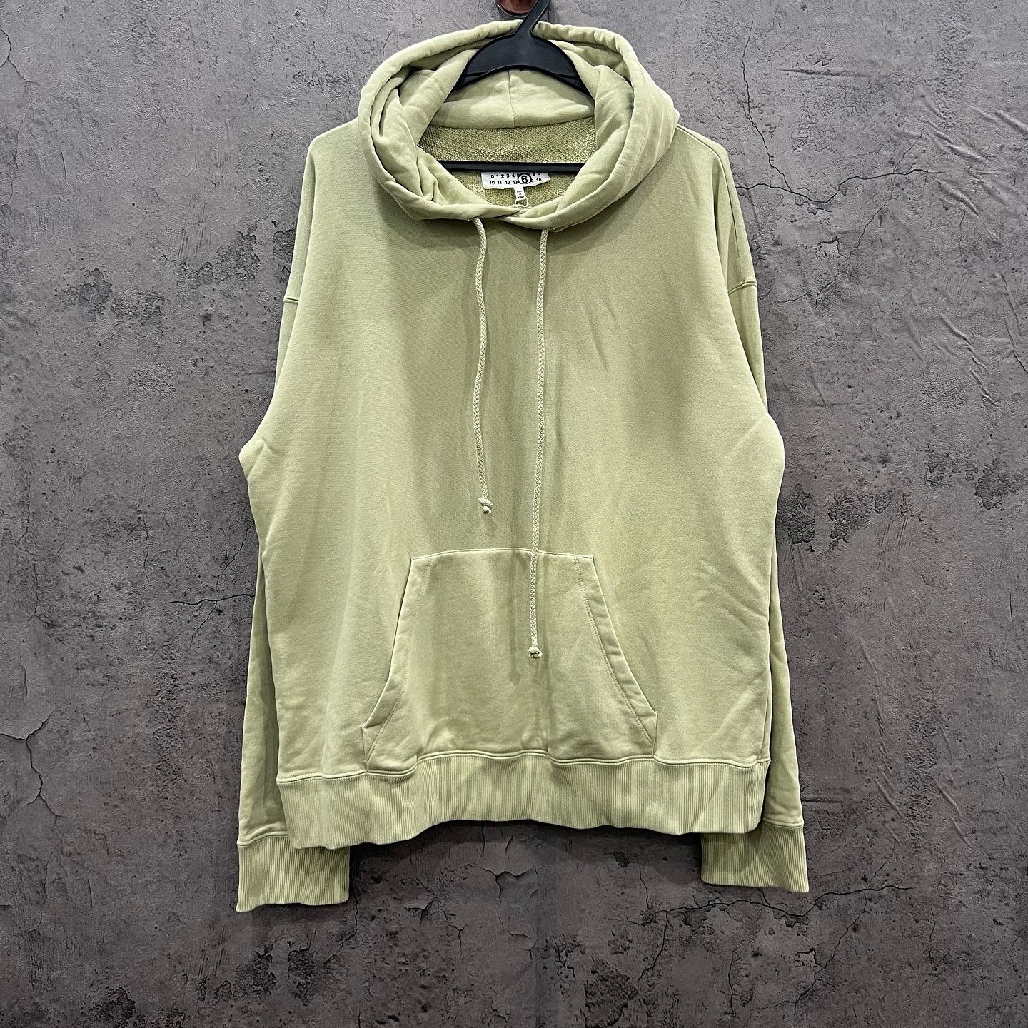 MM6 MM6 Maison Margiela Green Logo Hoodie Size M Size M / US 6-8 / IT 42-44 - 1 Thumbnail