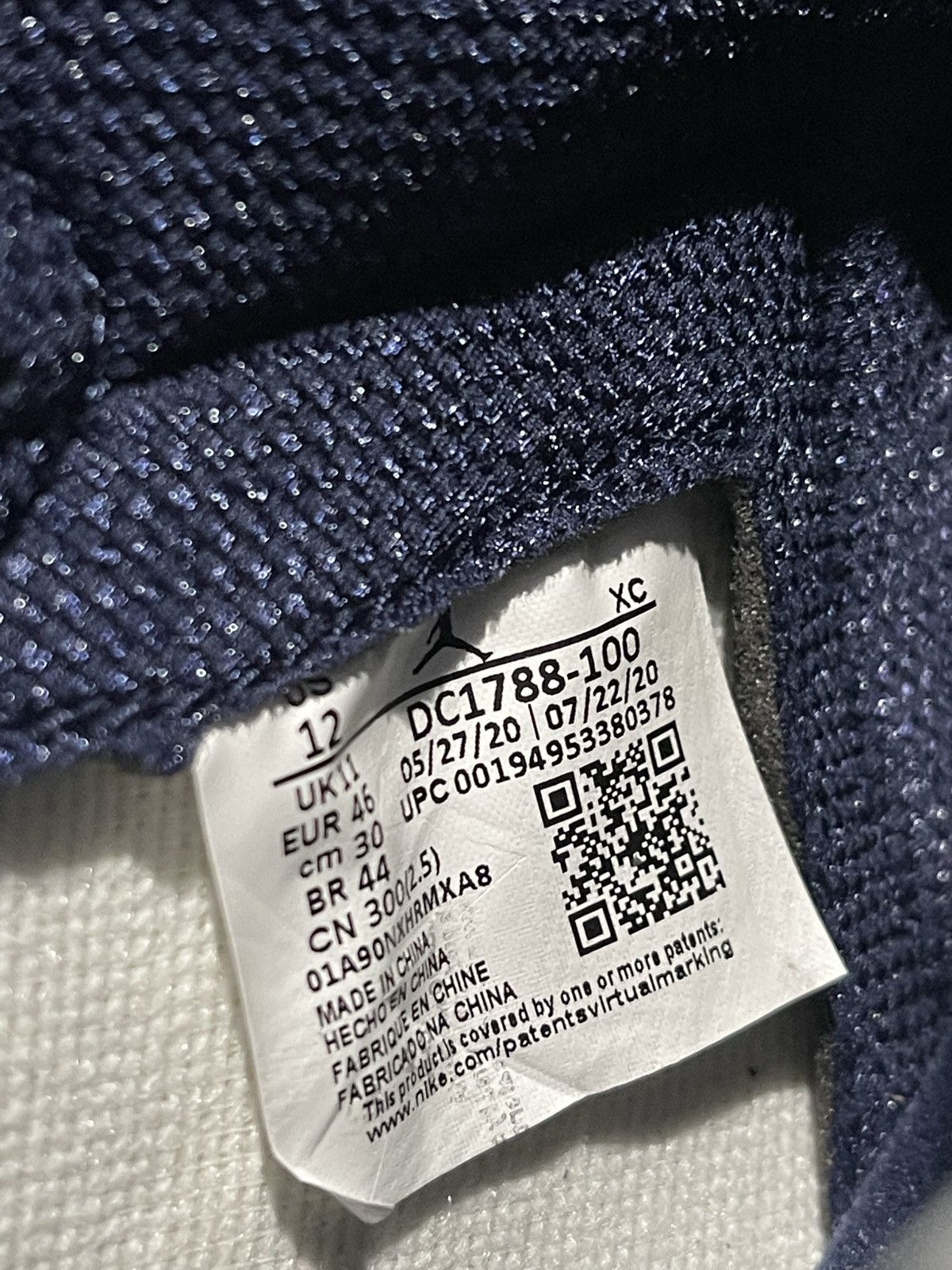 Jordan Brand Jordan 1 Retro ‘Midnight Navy’ Size US 12 / EU 45 - 6 Thumbnail