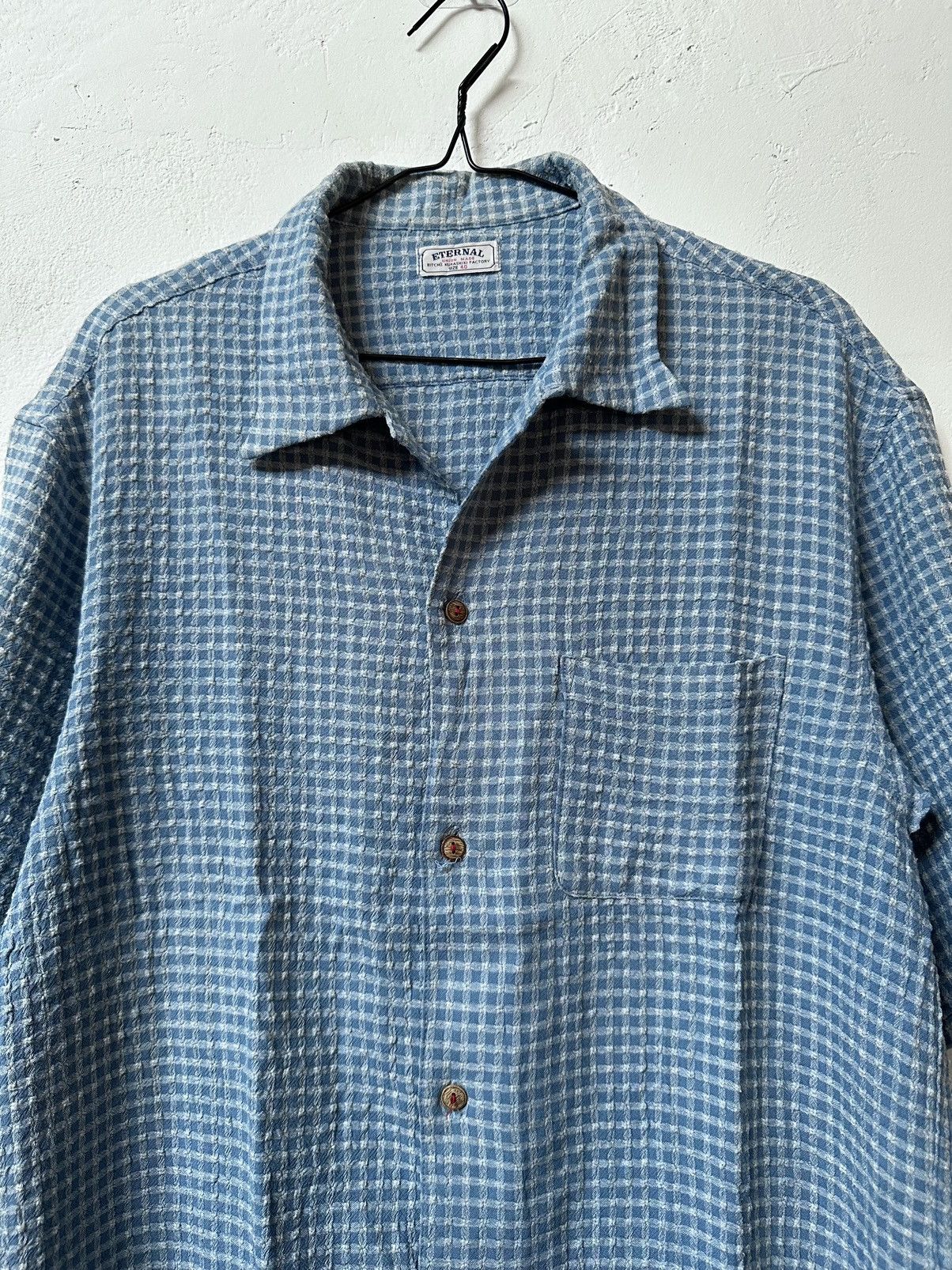Eternal Japanes Eternal Camp Collar Plaid Button Shirt Size US M / EU 48-50 / 2 - 2 Thumbnail