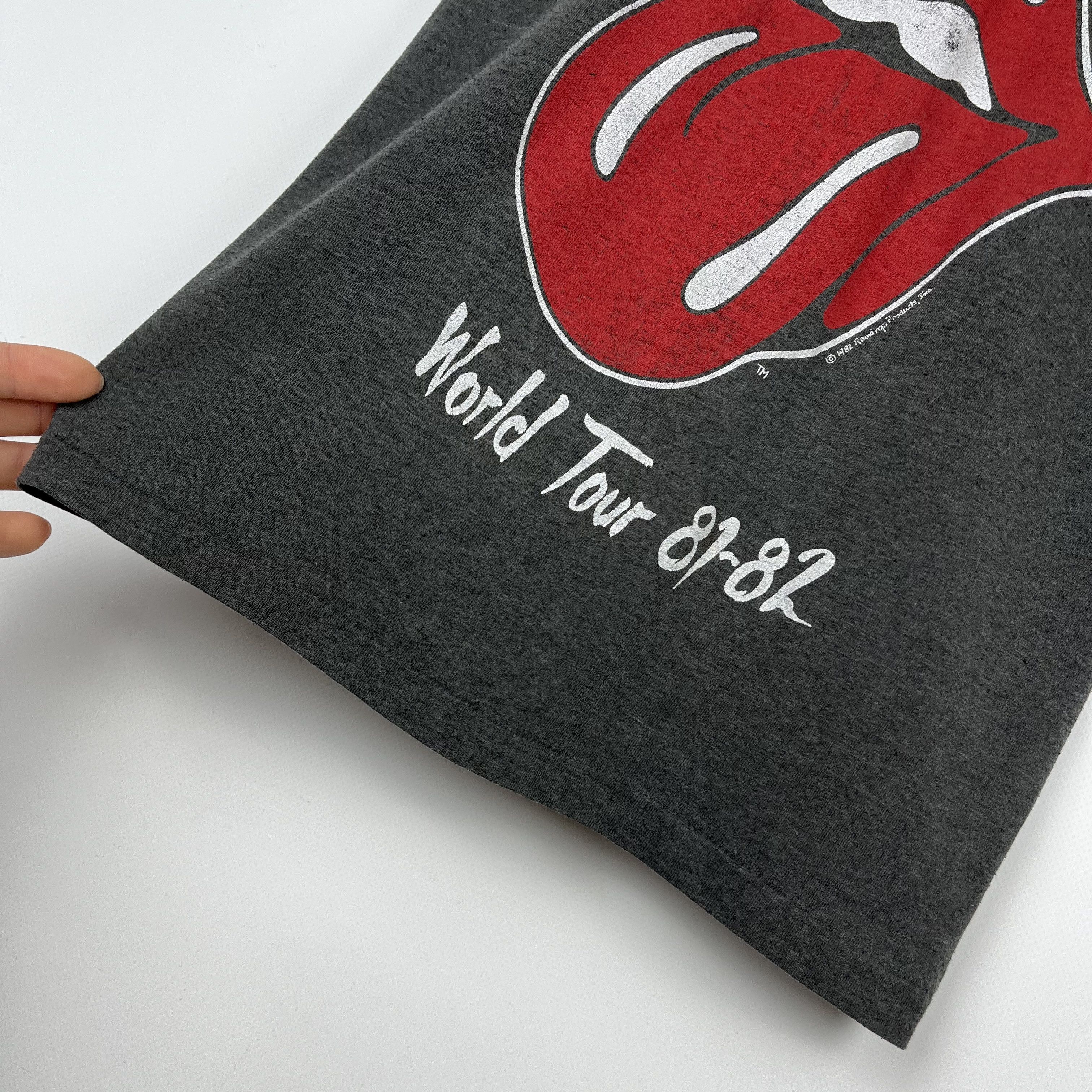 Band Tees Vintage The Rolling Stones Rock Band Tour T Shirt 1981/1982 Size US S / EU 44-46 / 1 - 15 Thumbnail