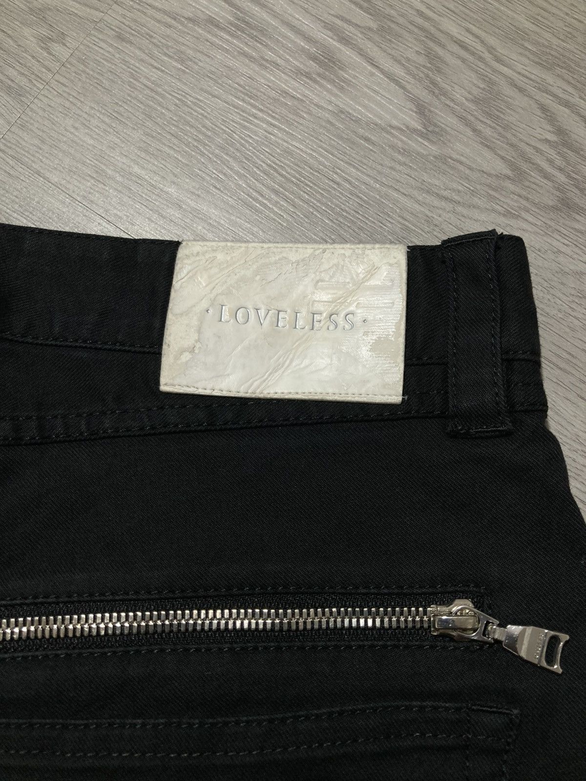 20471120 2000s Loveless Skull Patch Logo Punk Gothic Vkei Style Pants Size US 32 / EU 48 - 10 Thumbnail