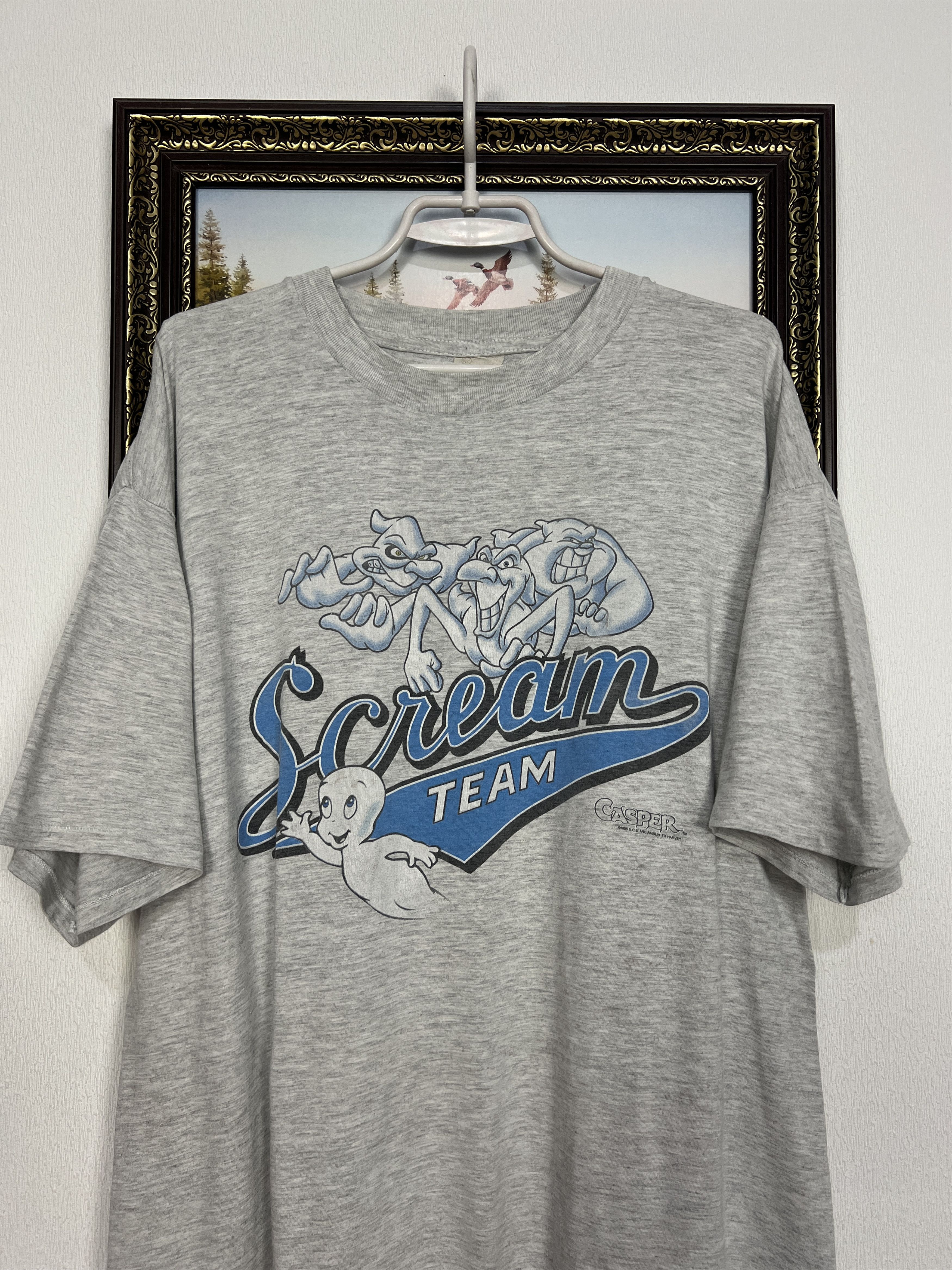 Vintage Casper The Ghost Shirt Over Print Tee Movie Cartoons Size US XL / EU 56 / 4 - 2 Thumbnail