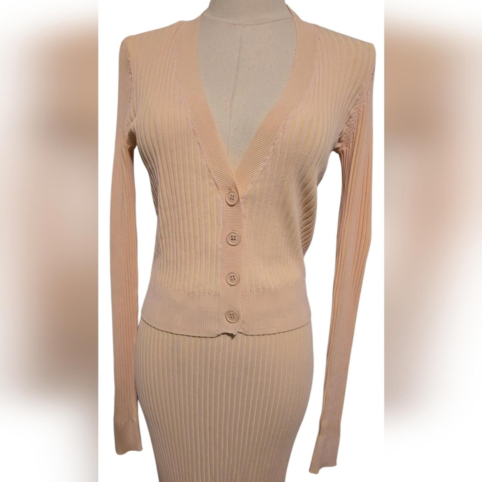 Other L*Space Pink & Yellow Ribbed Sweater & Skirt Set Size 26" / US 2 / IT 38 - 7 Thumbnail
