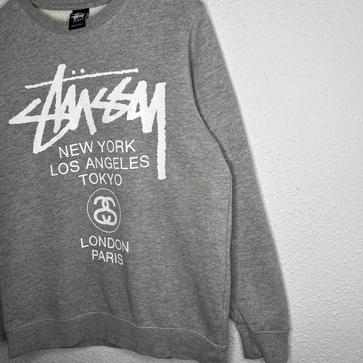 Stussy Vintage Stussy Sweatshirt Double Sided Print World Tour Size US M / EU 48-50 / 2 - 4 Thumbnail