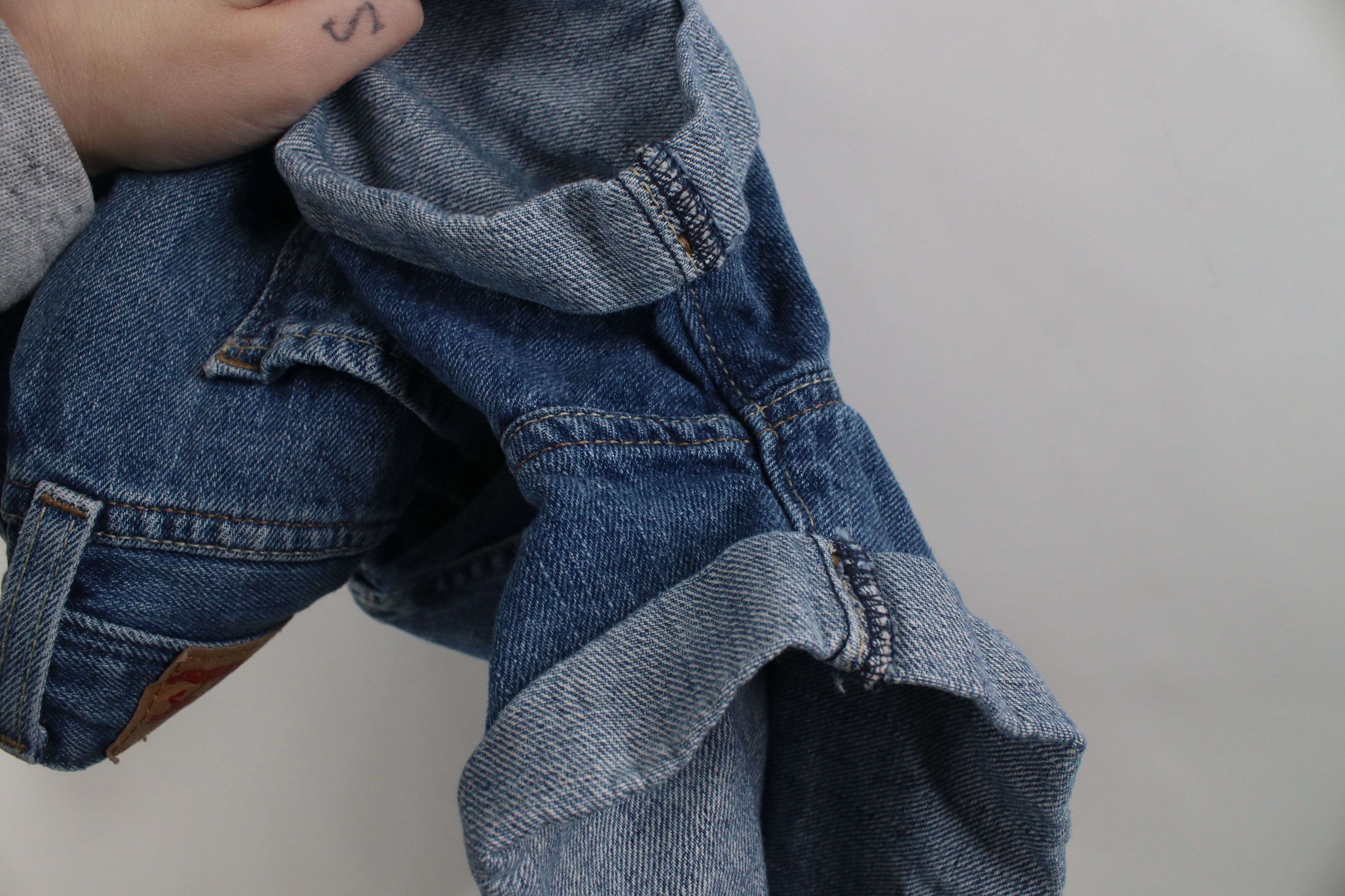 Levi's Vintage Y2K Levis Babydoll Denim Shortalls Overalls Size 27" / US 4 / IT 40 - 9 Thumbnail