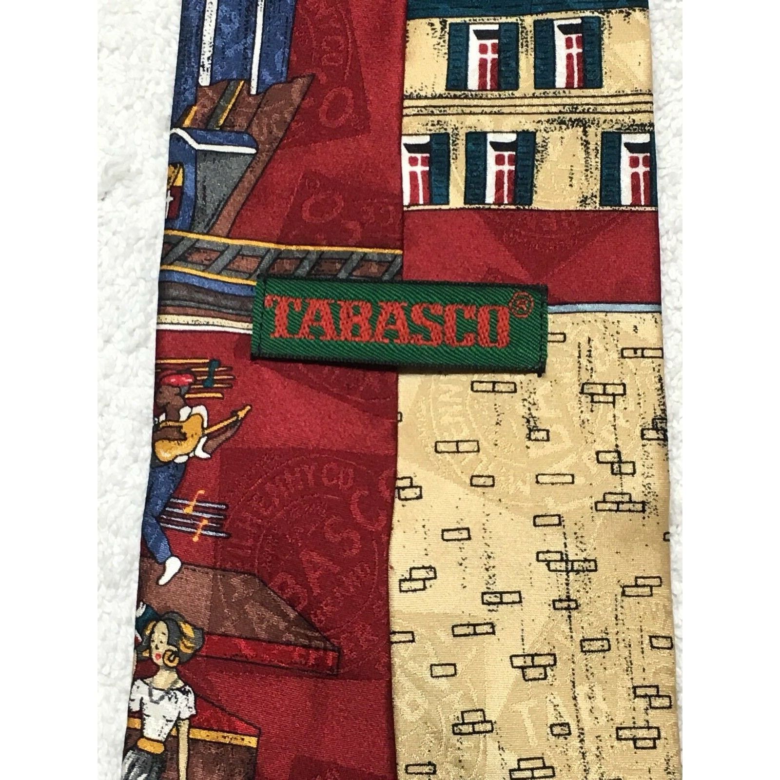 Tabasco TABASCO HOT SAUCE CLUB TABASCO CARTOON NECKTIE Size ONE SIZE - 3 Thumbnail