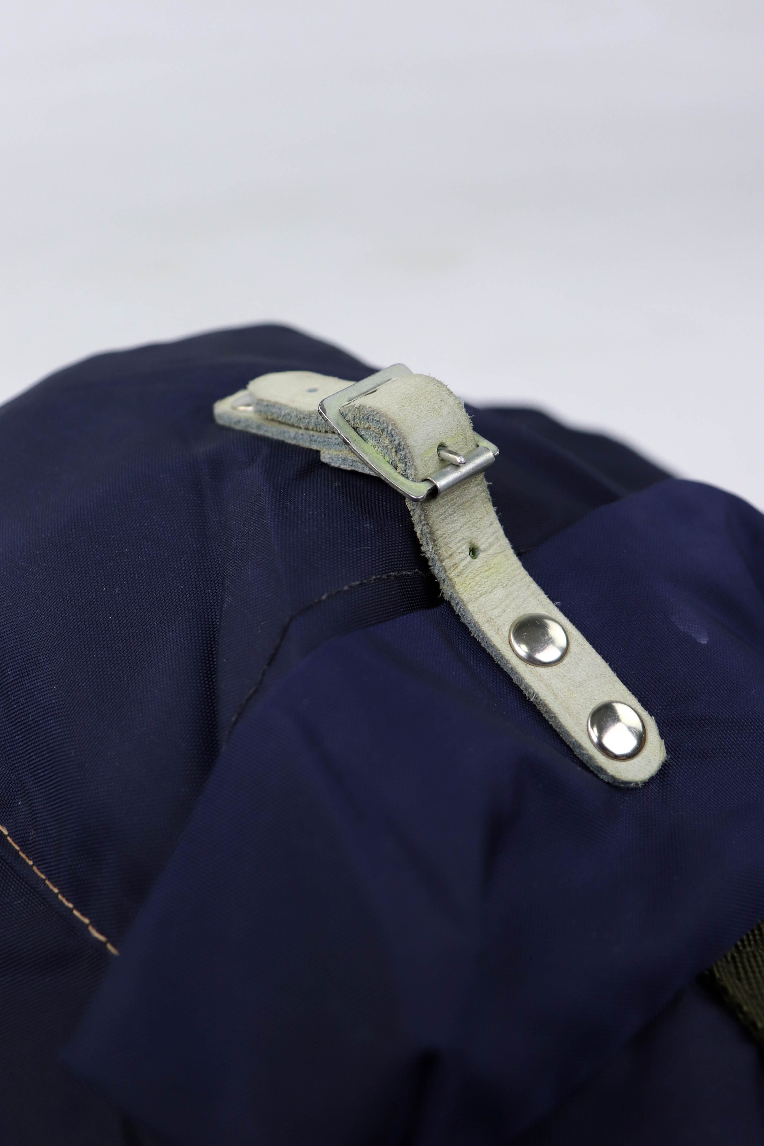 Vintage Vintage Custom Made Nylon/Leather Military Army Rucksack Size ONE SIZE - 17 Thumbnail