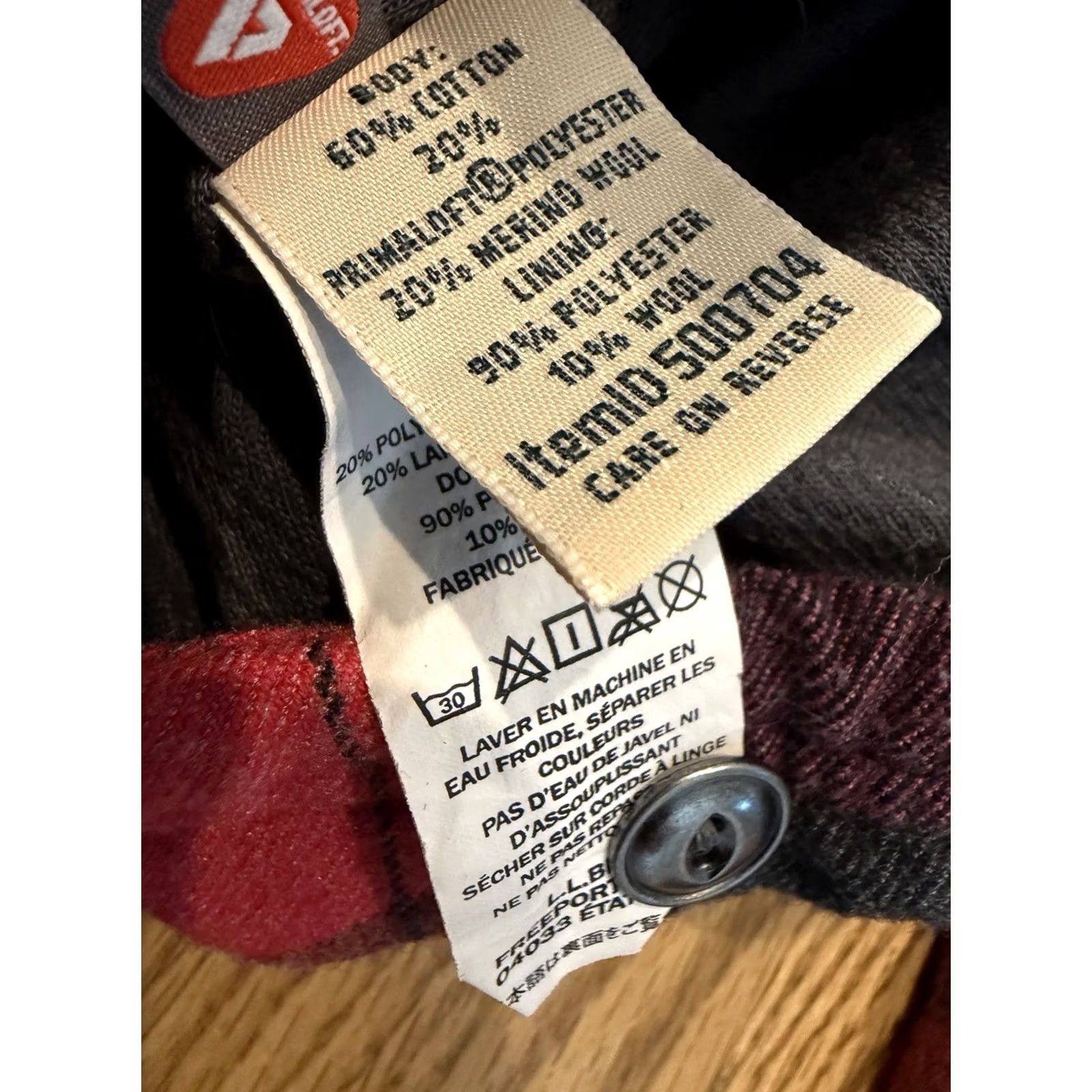 Vintage LL Bean Primaloft Plaid Flannel Wool blend Shacket Jacket Womens Large Size L / US 10 / IT 46 - 7 Thumbnail