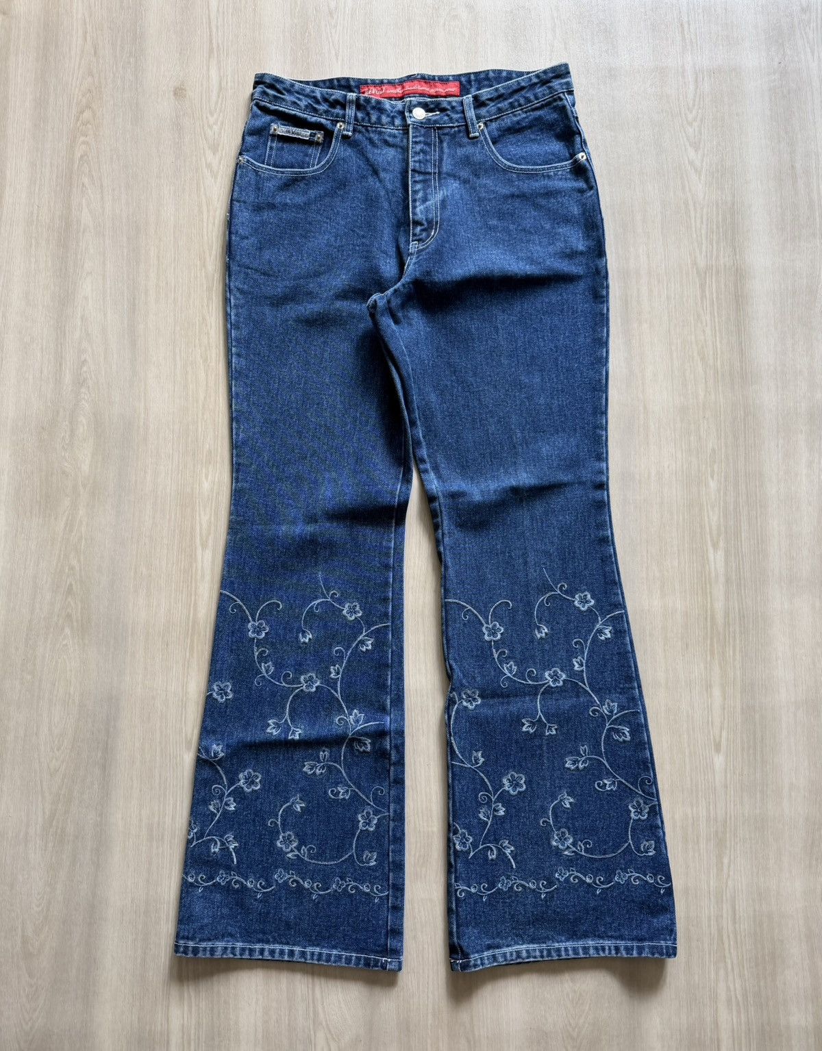Other Vintage Revolt Jeans Womens Flared Flora lSz 13/14 Size 32" / US 10 / IT 46 - 1 Thumbnail